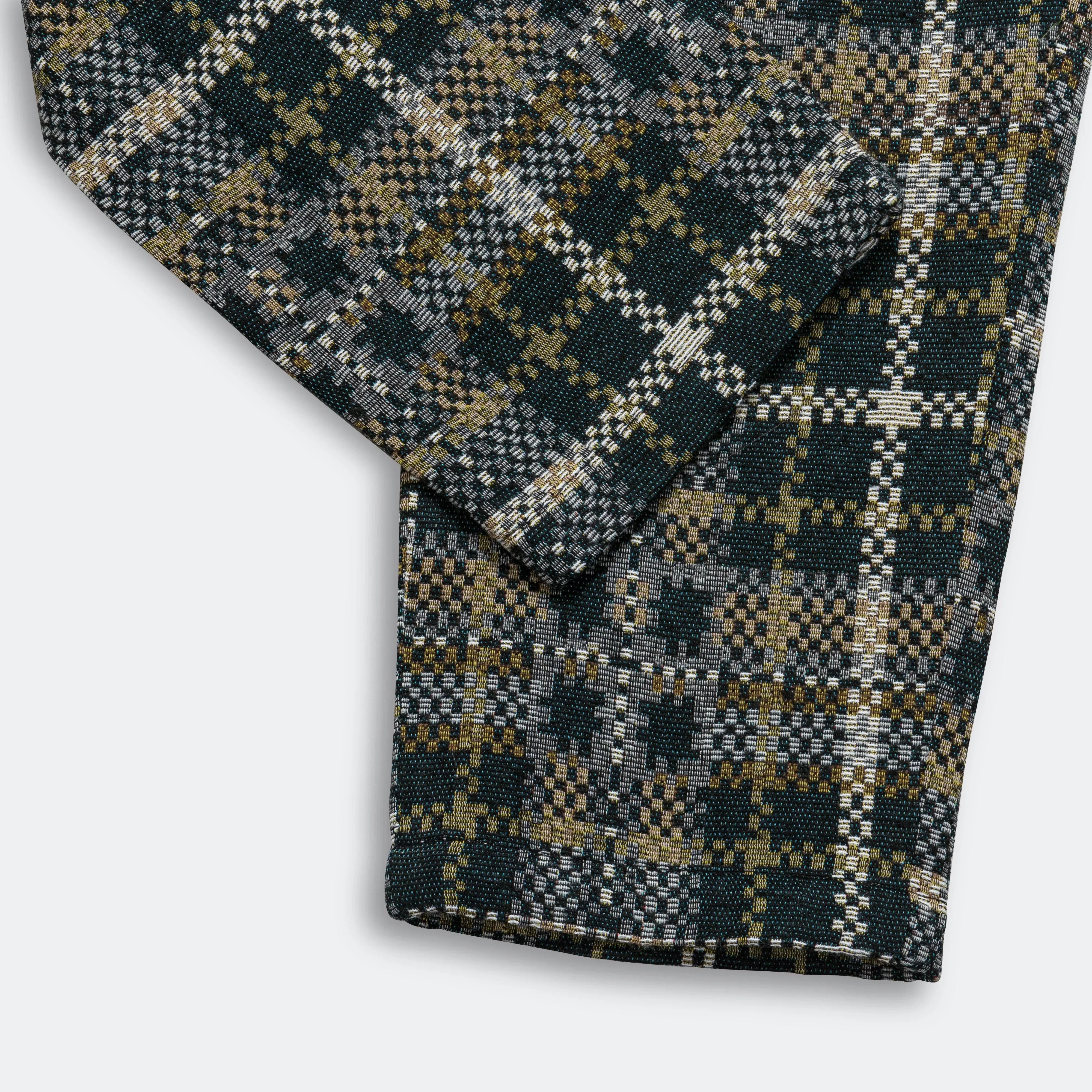 Engineered Garments Carlyle Pant - Black/Tan Cotton Acrylic Old Plaid