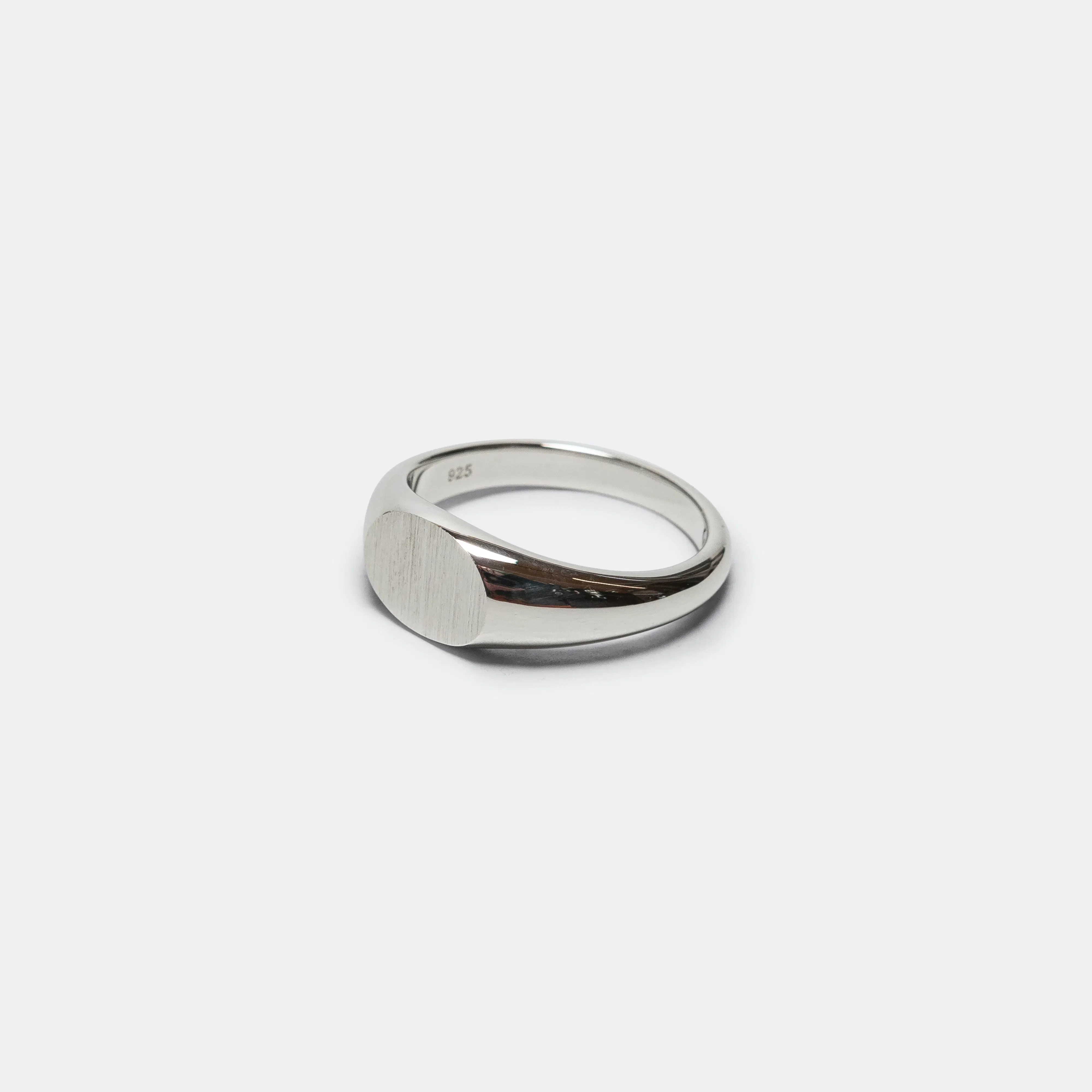Tom Wood Joe Ring Satin - 925 Silver