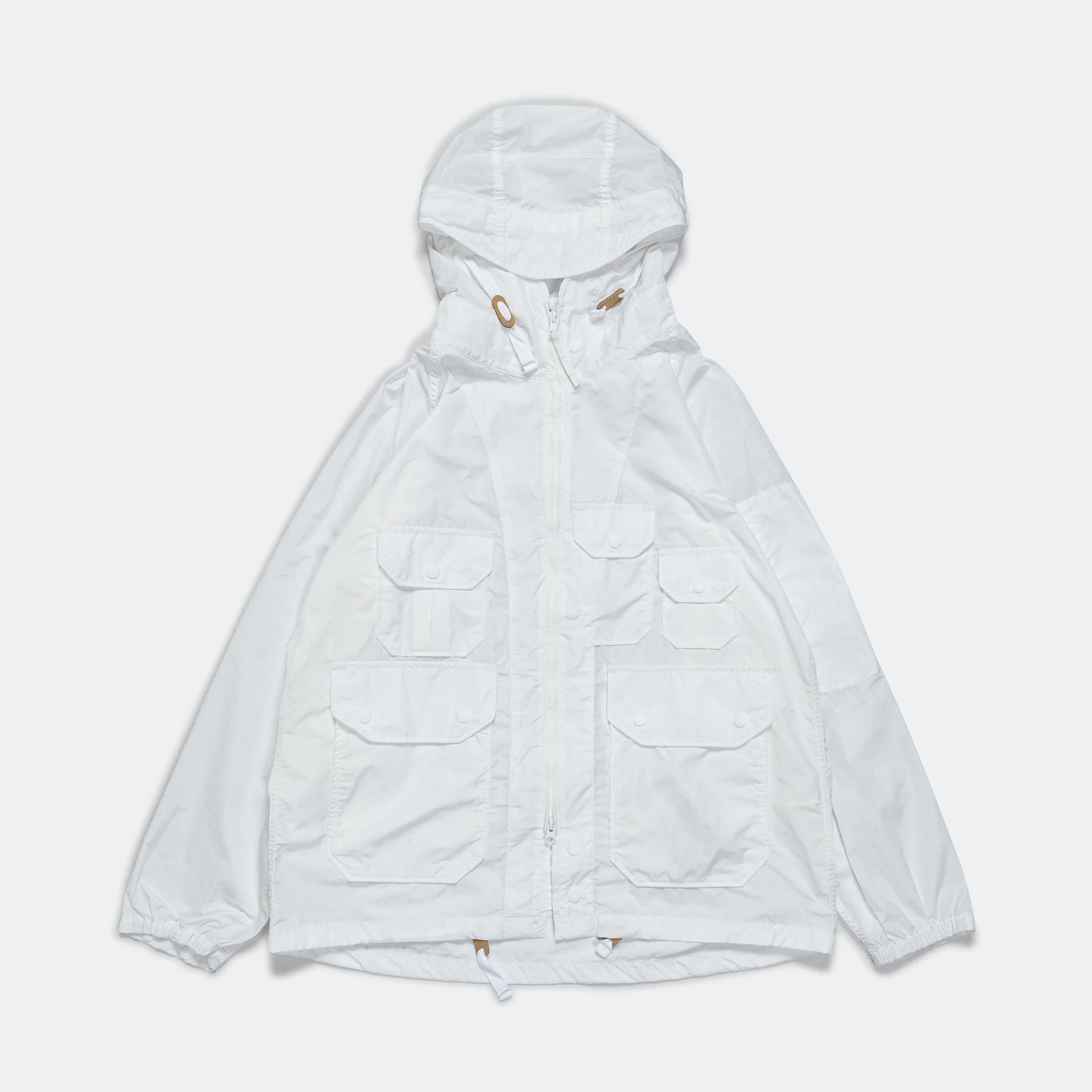 Engineered Garments Atlantic Parka - White Memory Polyester