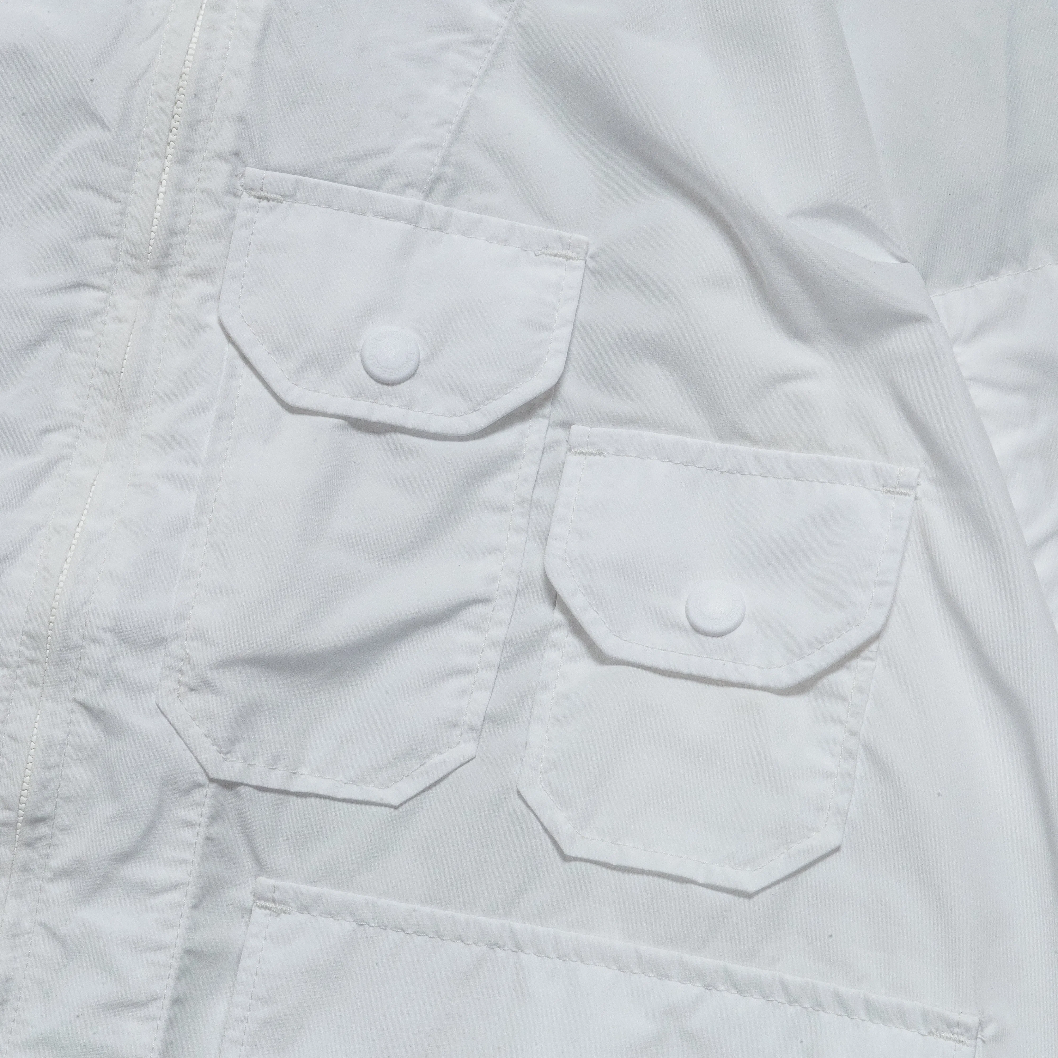 Engineered Garments Atlantic Parka - White Memory Polyester