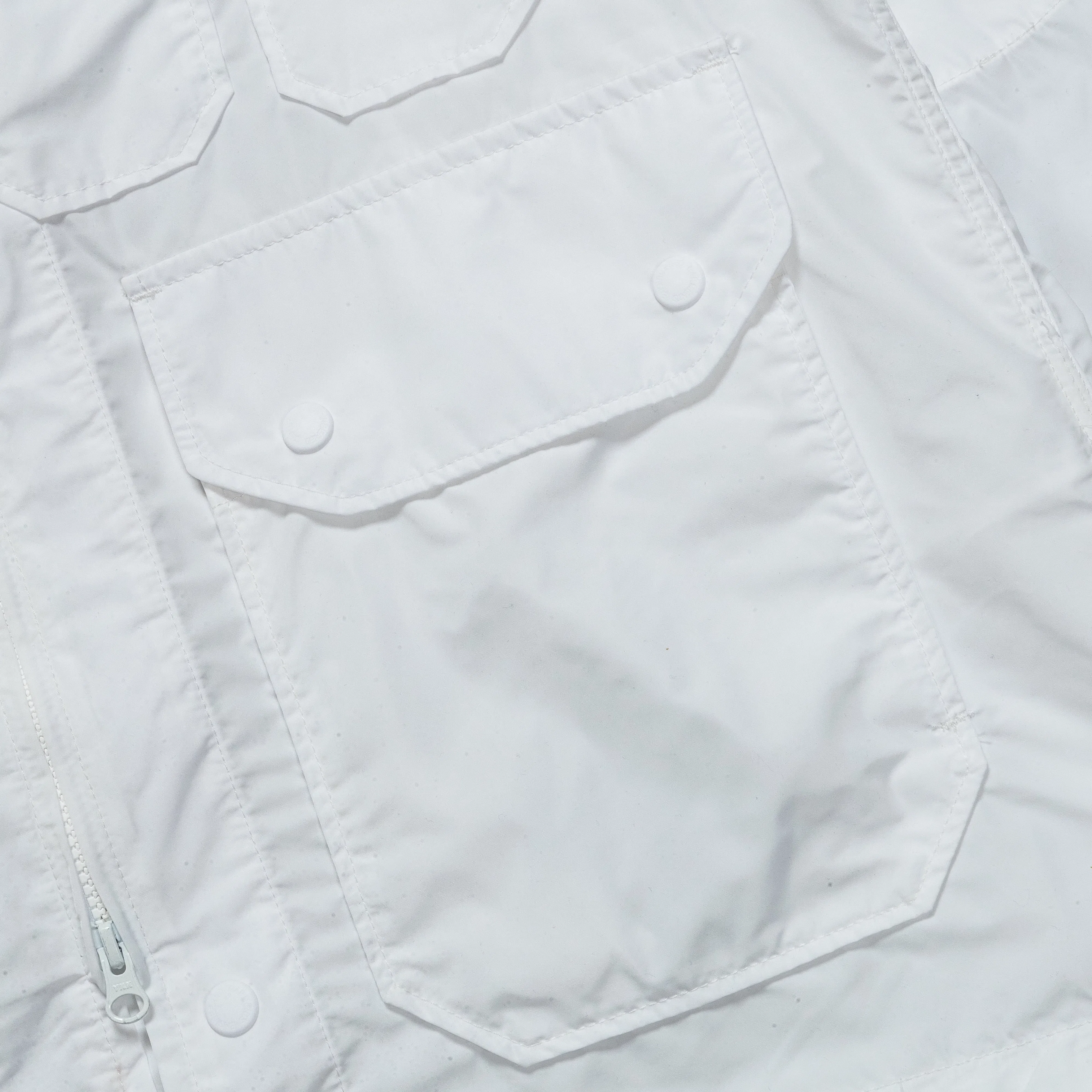Engineered Garments Atlantic Parka - White Memory Polyester