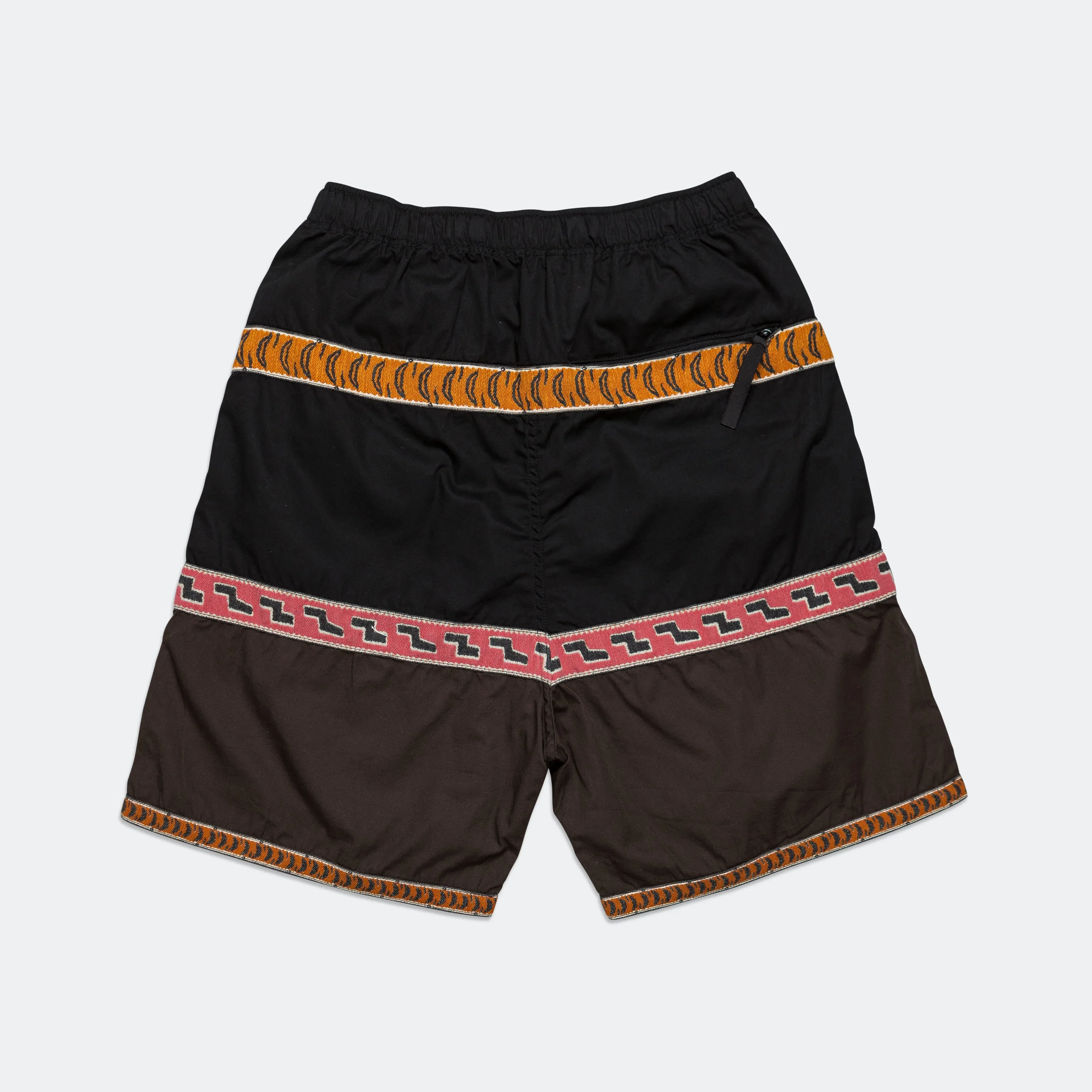 KAPITAL Combed Burberry ECO BAKA Shorts - Black