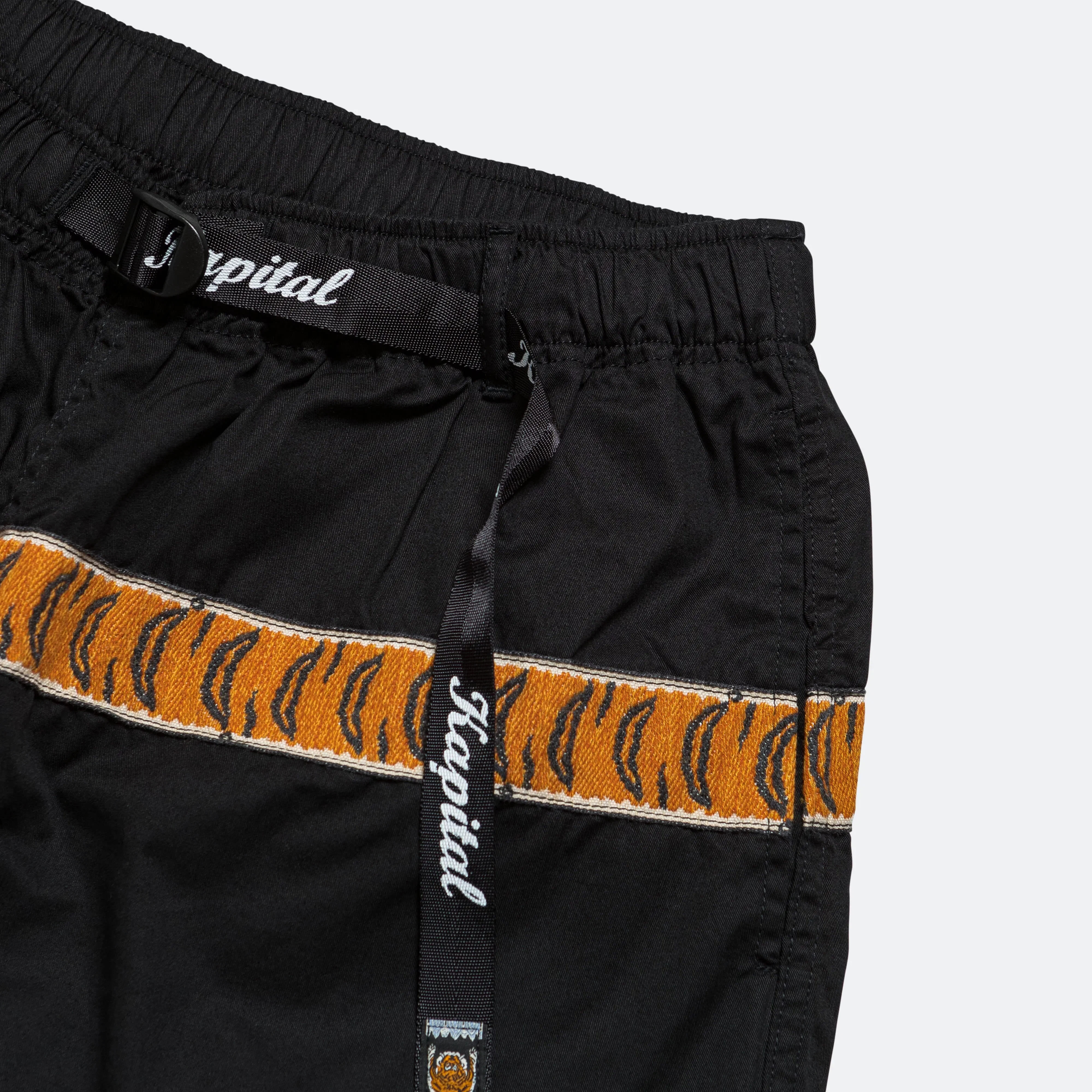 KAPITAL Combed Burberry ECO BAKA Shorts - Black