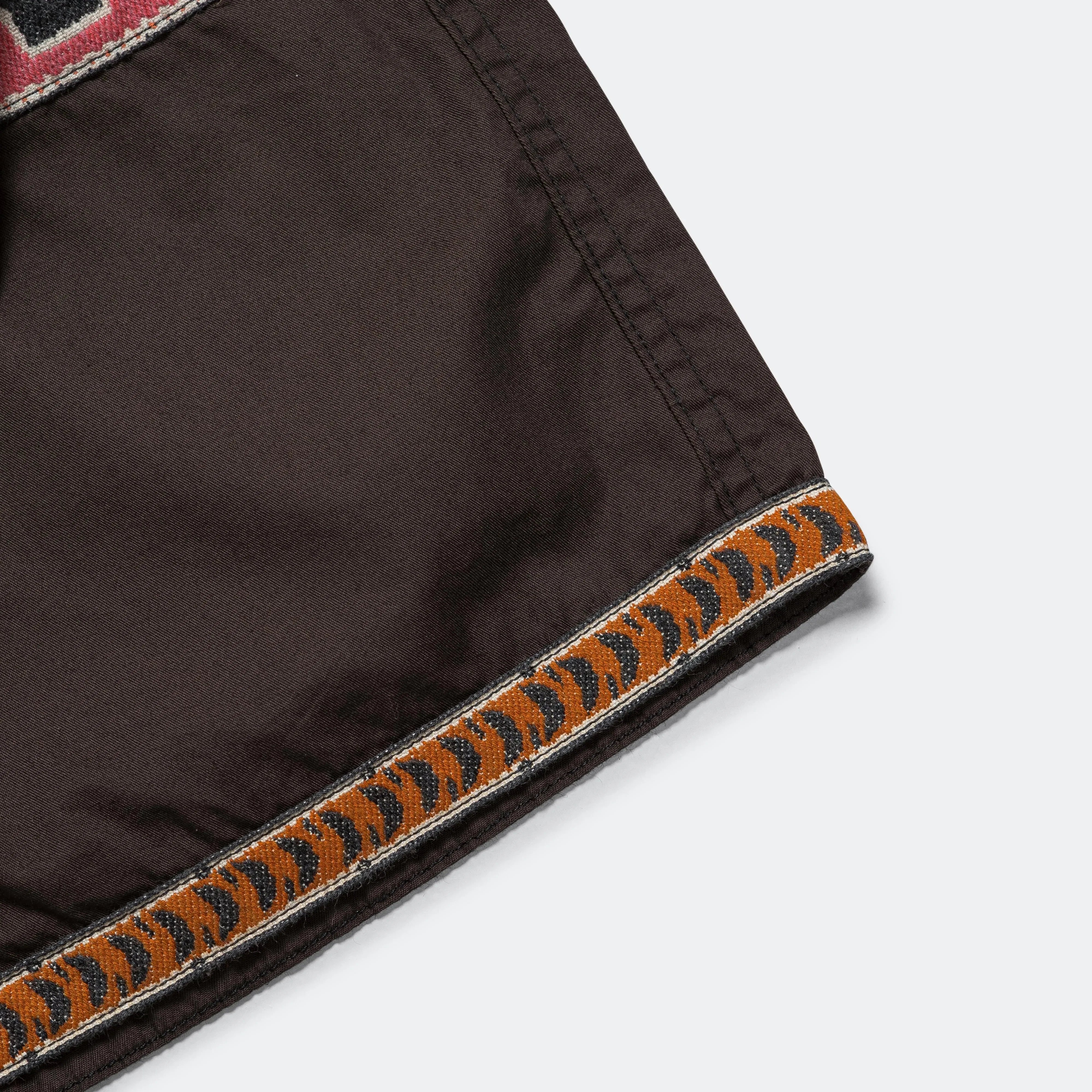KAPITAL Combed Burberry ECO BAKA Shorts - Black