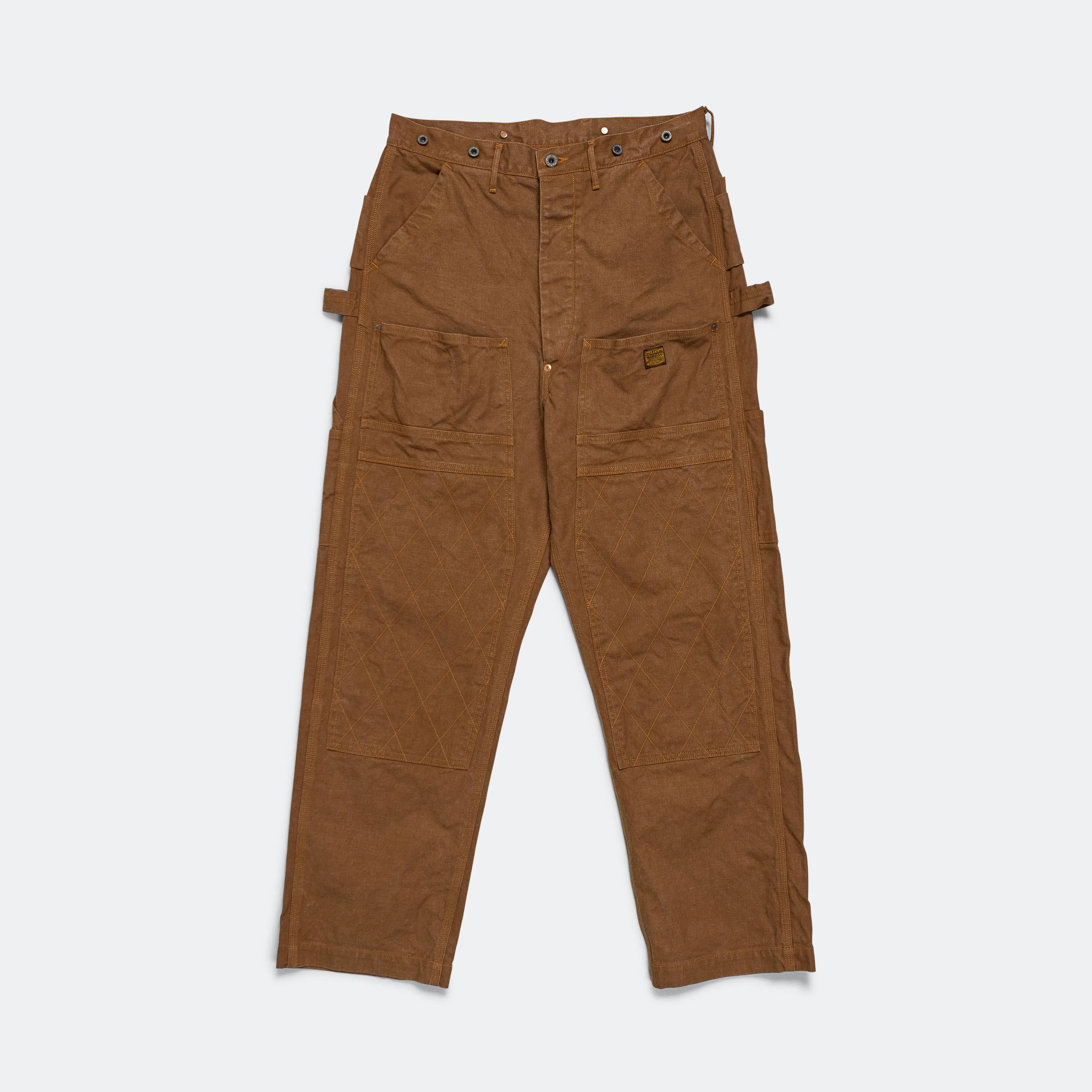 KAPITAL Canvas LUMBER Pants - Gold