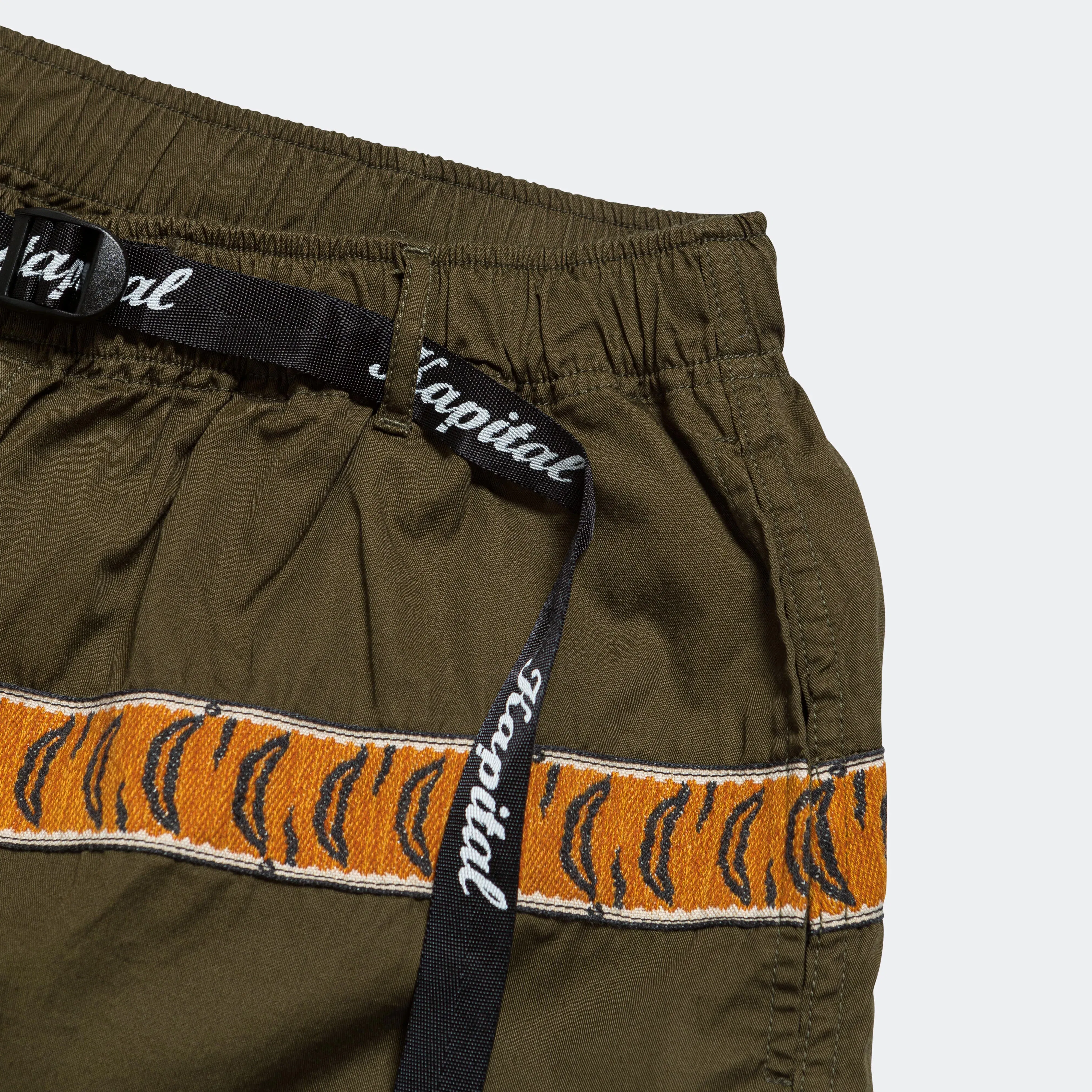 KAPITAL Combed Burberry ECO BAKA Shorts - Khaki