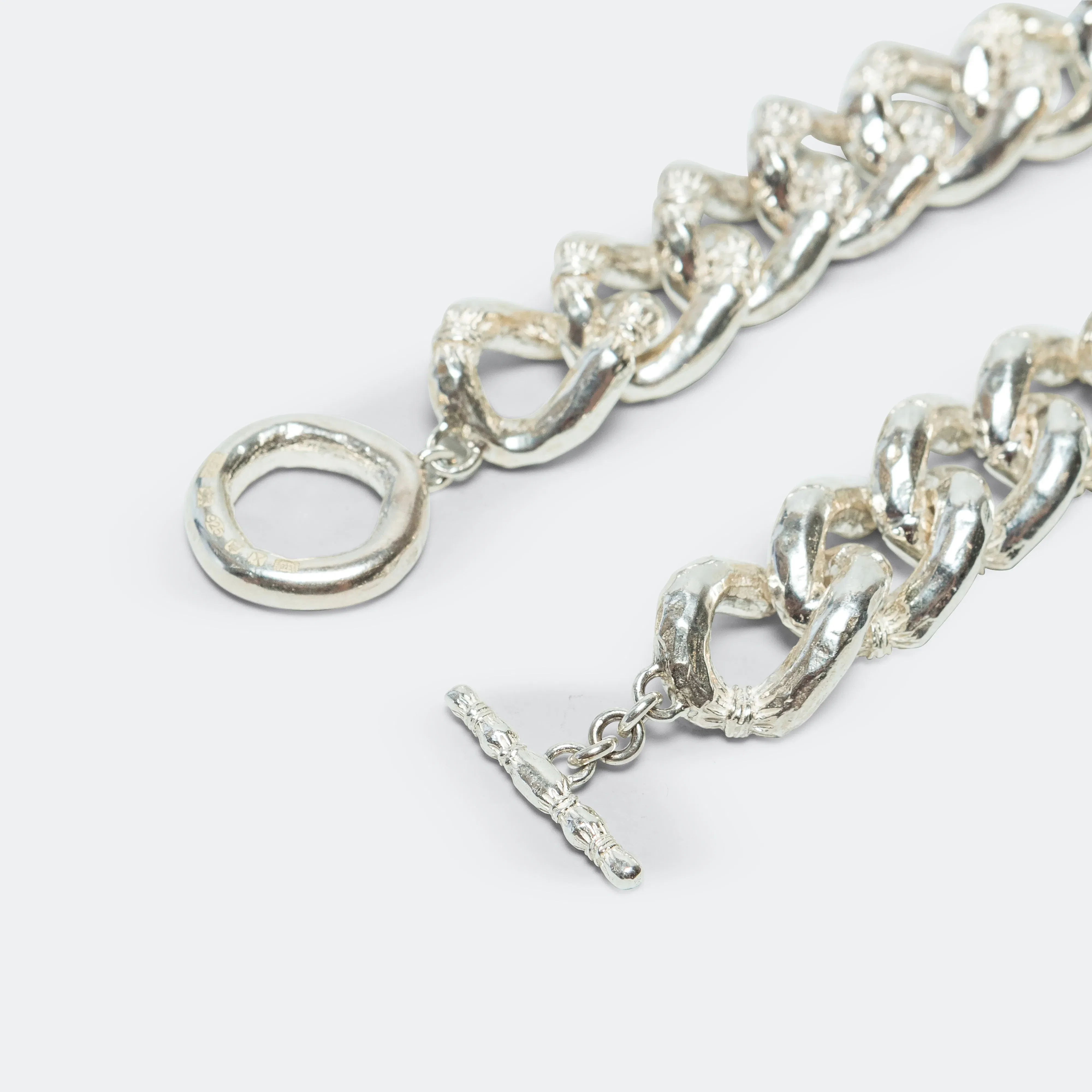 Bleue Burnham Nature Knows Best Cuban Bracelet - 925 Silver