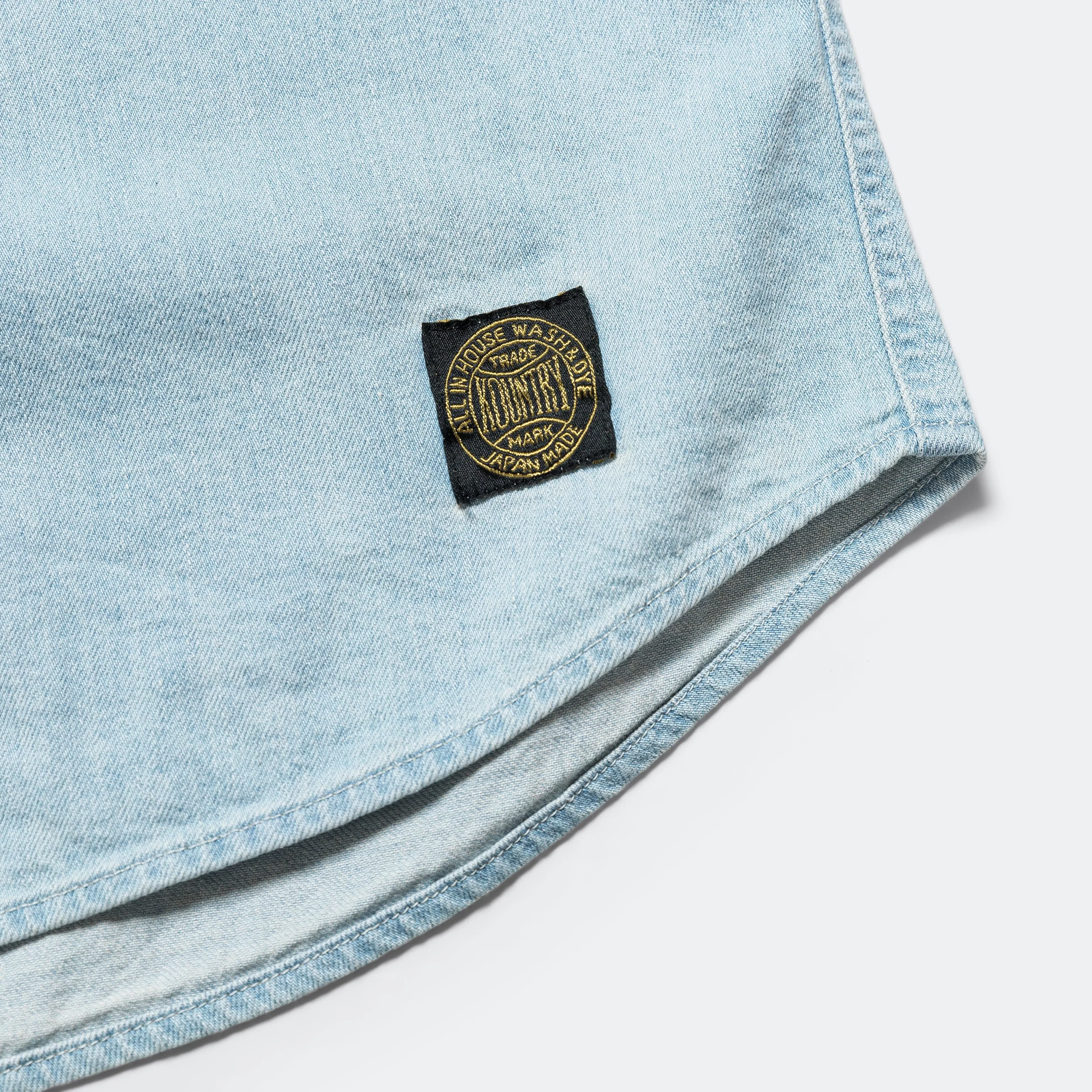 KAPITAL 8oz Denim GREAT KOUNTRY Baseball Shirt - Pro