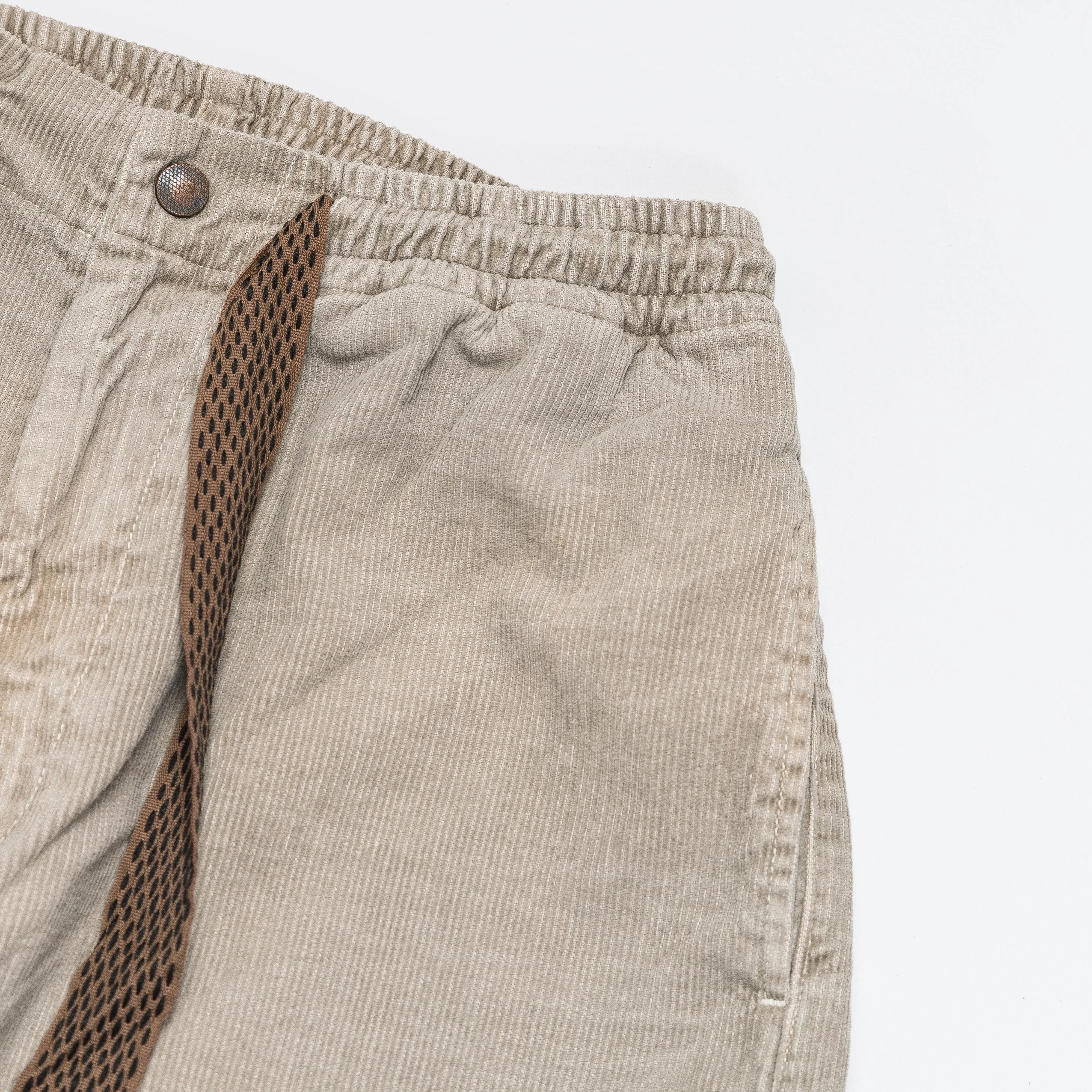 KAPITAL 14W Corduroy EASY Pants - Light Gray