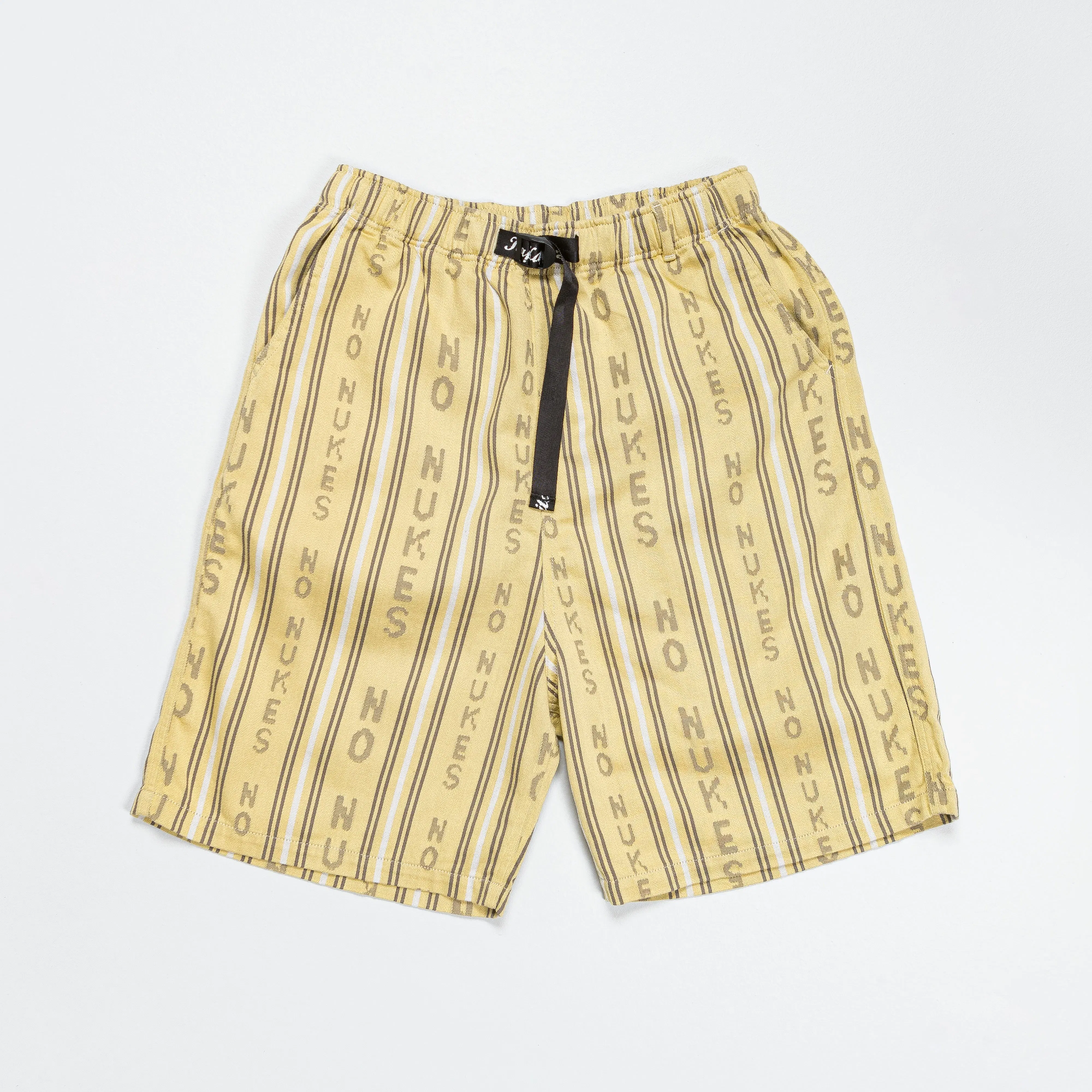 KAPITAL HOPE Stripe EASY Shorts - Yellow