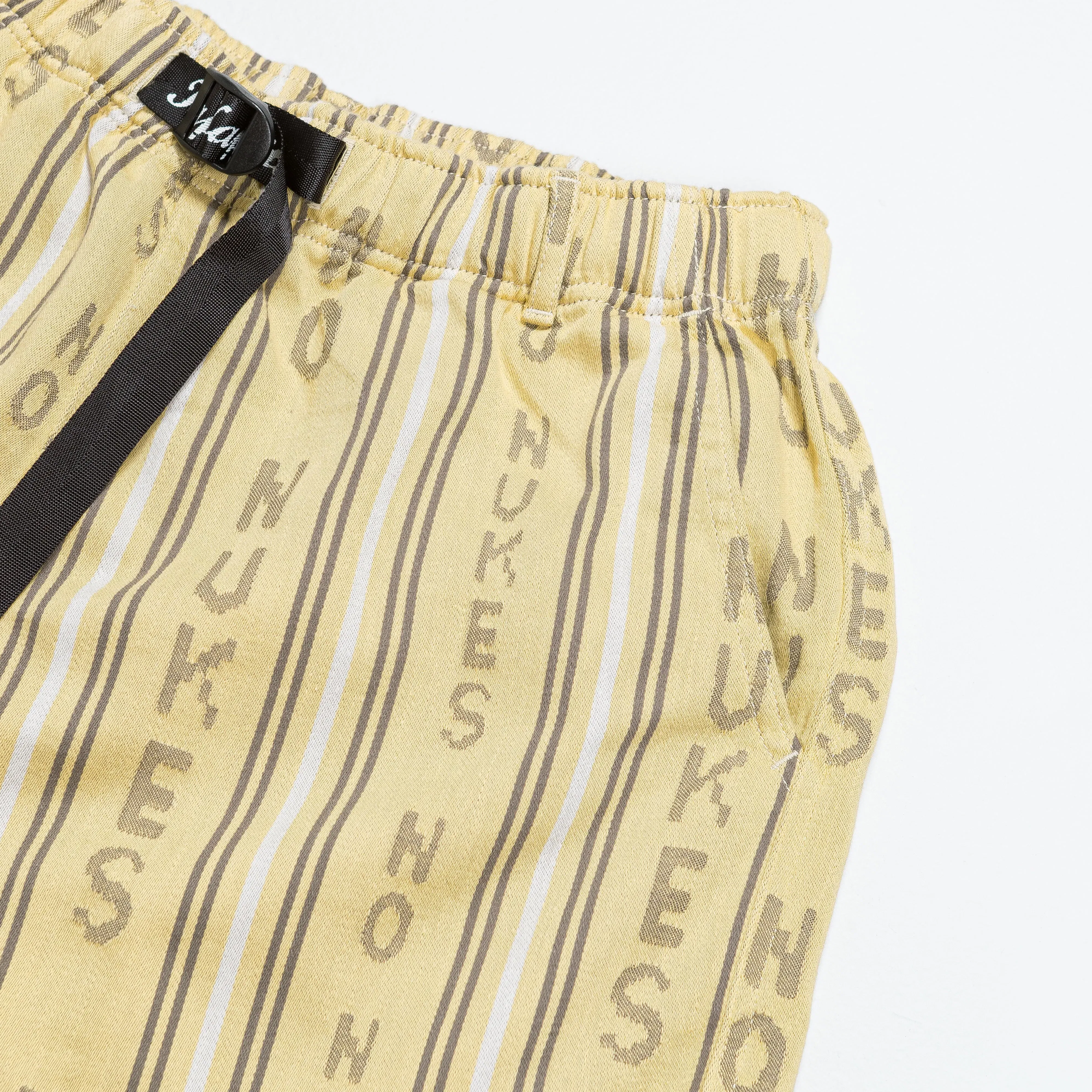 KAPITAL HOPE Stripe EASY Shorts - Yellow