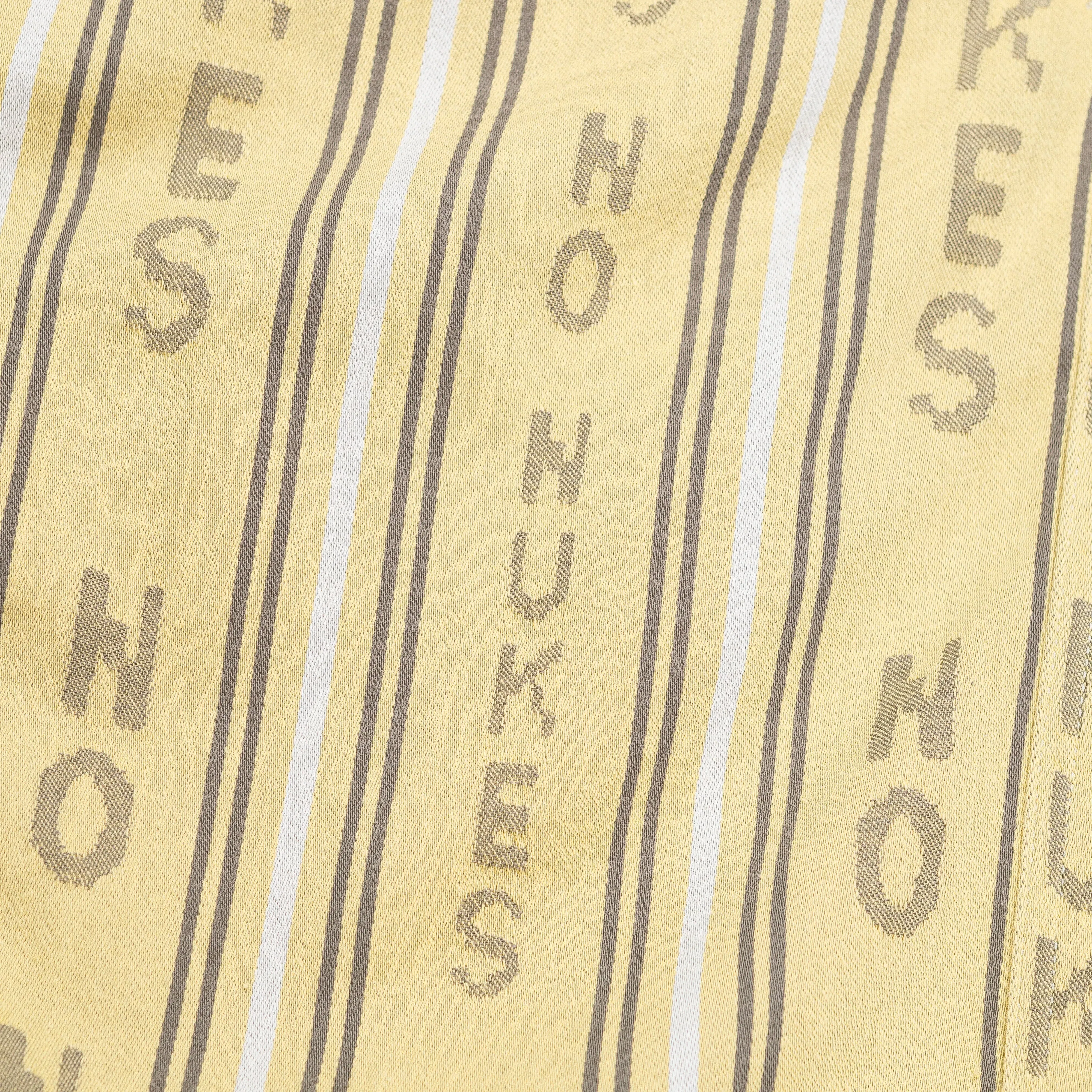 KAPITAL HOPE Stripe EASY Shorts - Yellow