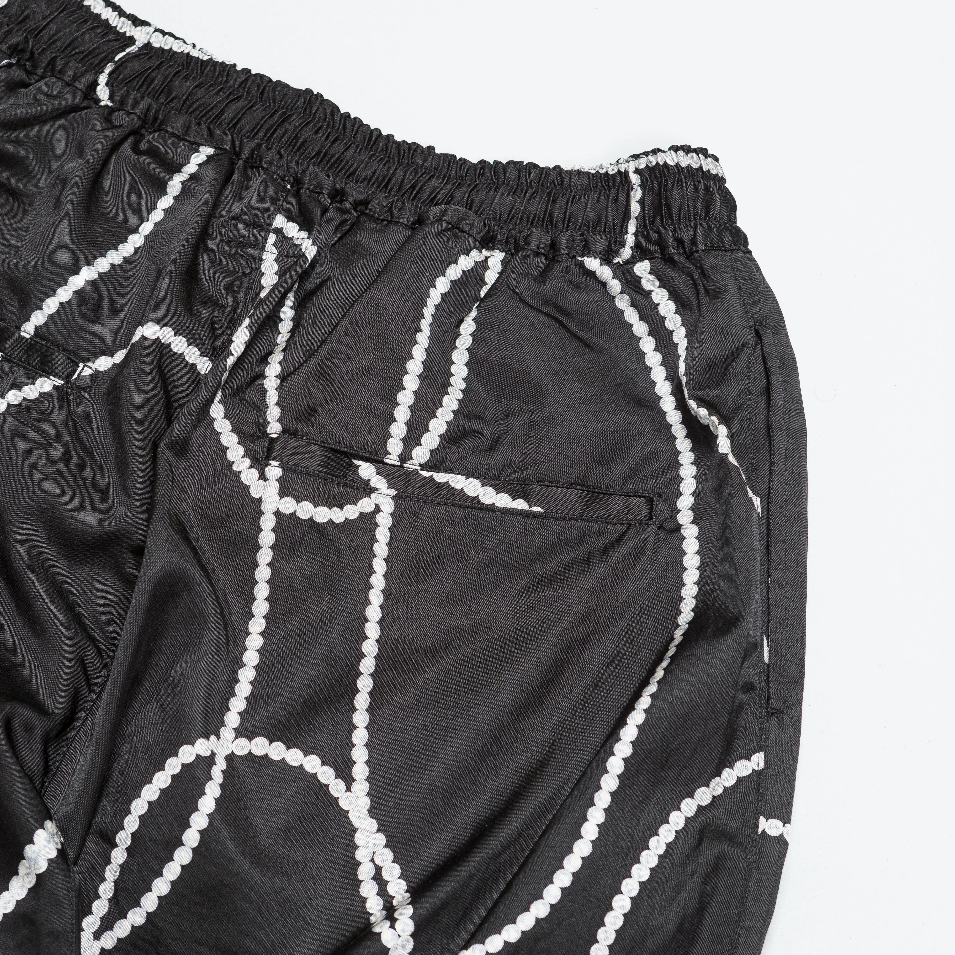 KAPITAL Cotton Rayon PEARL-KATABIRA EASY Pants - Black