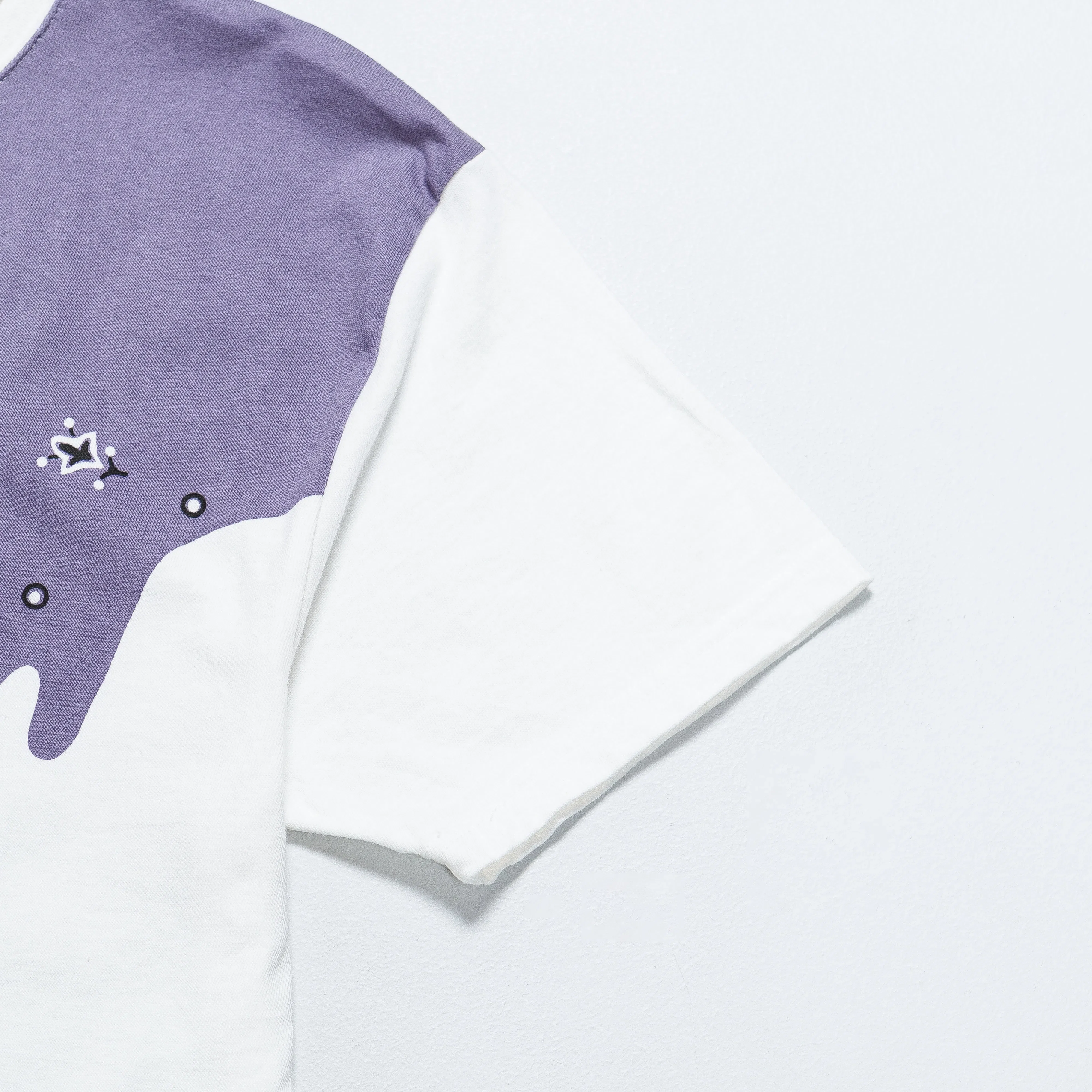 KAPITAL 20/-Jersey Crew T (TOROTORO BANDANA) - Aubergine
