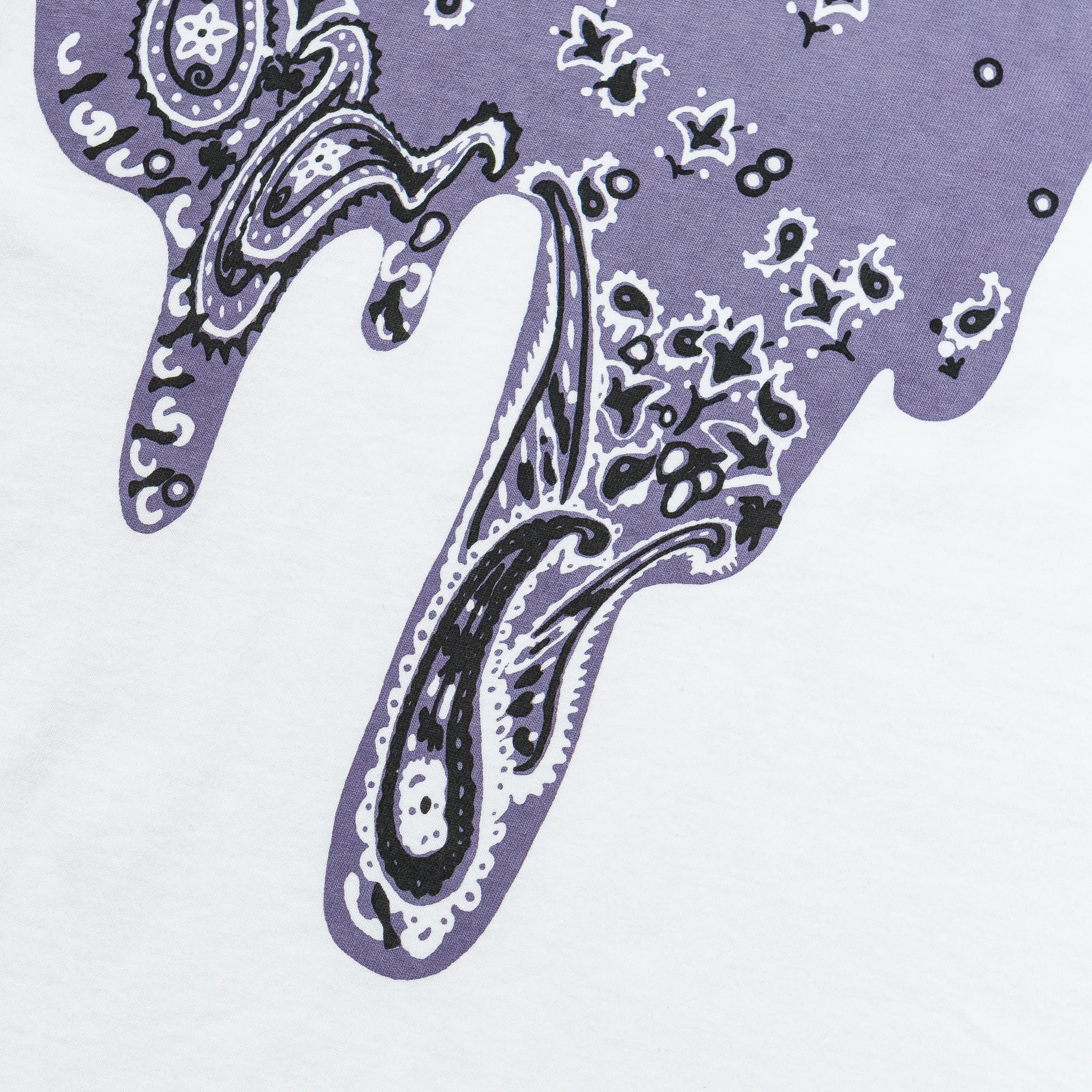 KAPITAL 20/-Jersey Crew T (TOROTORO BANDANA) - Aubergine