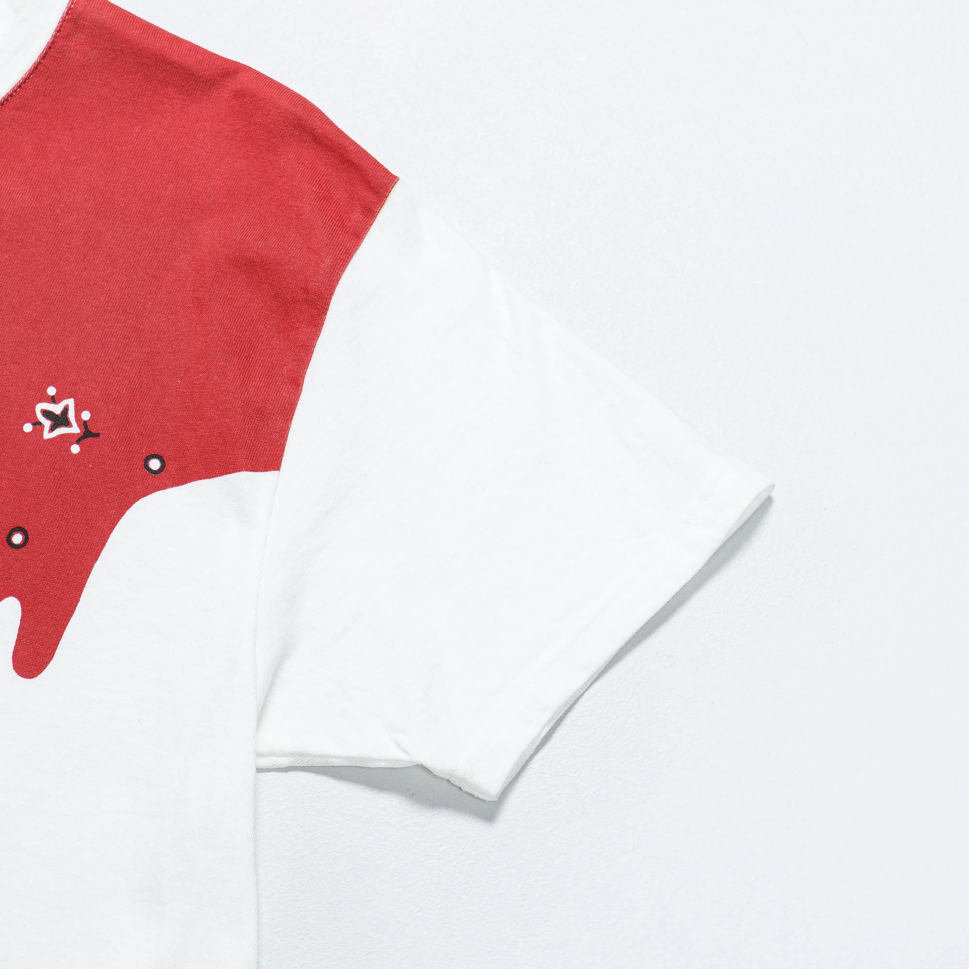KAPITAL 20/-Jersey Crew T (TOROTORO BANDANA) - Red