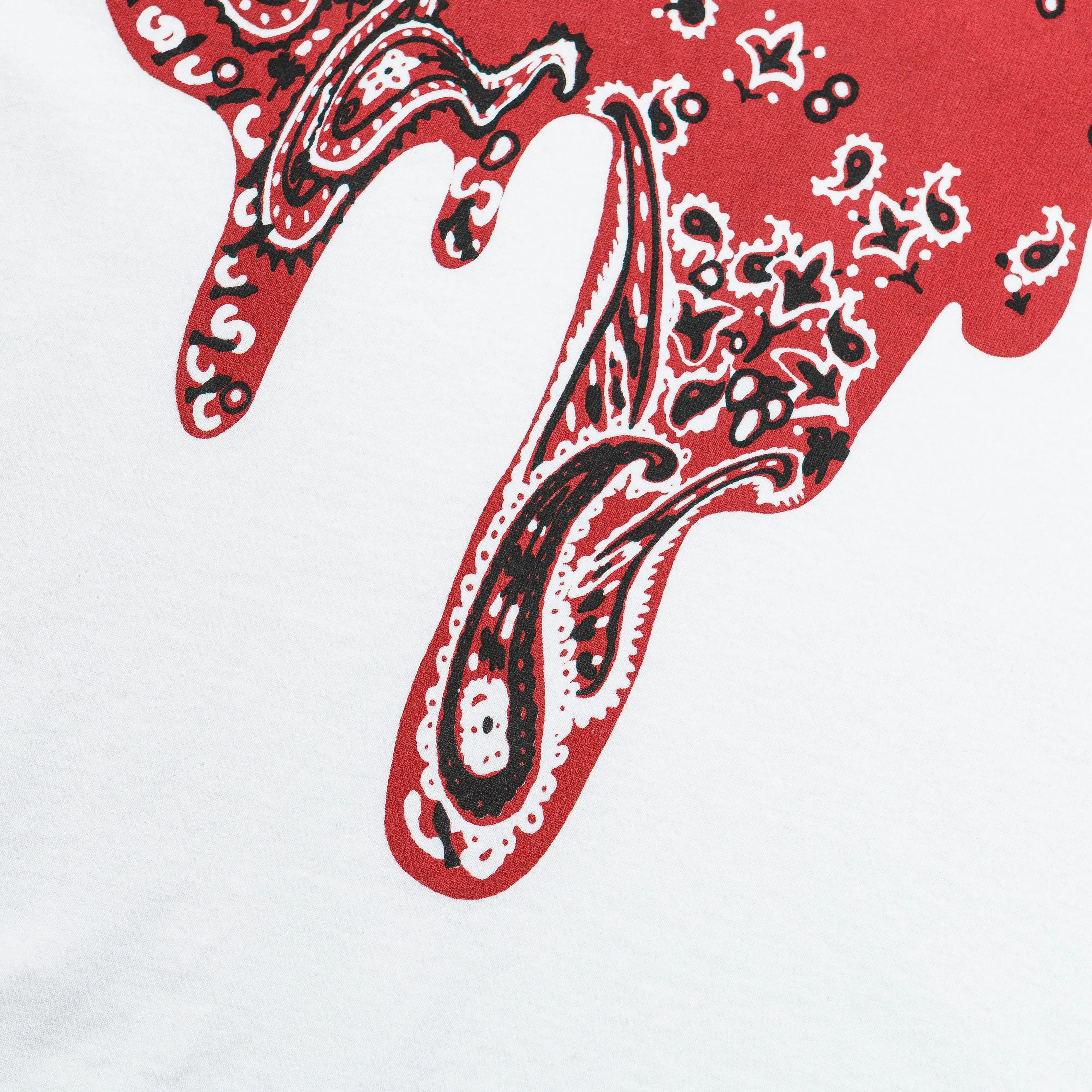 KAPITAL 20/-Jersey Crew T (TOROTORO BANDANA) - Red