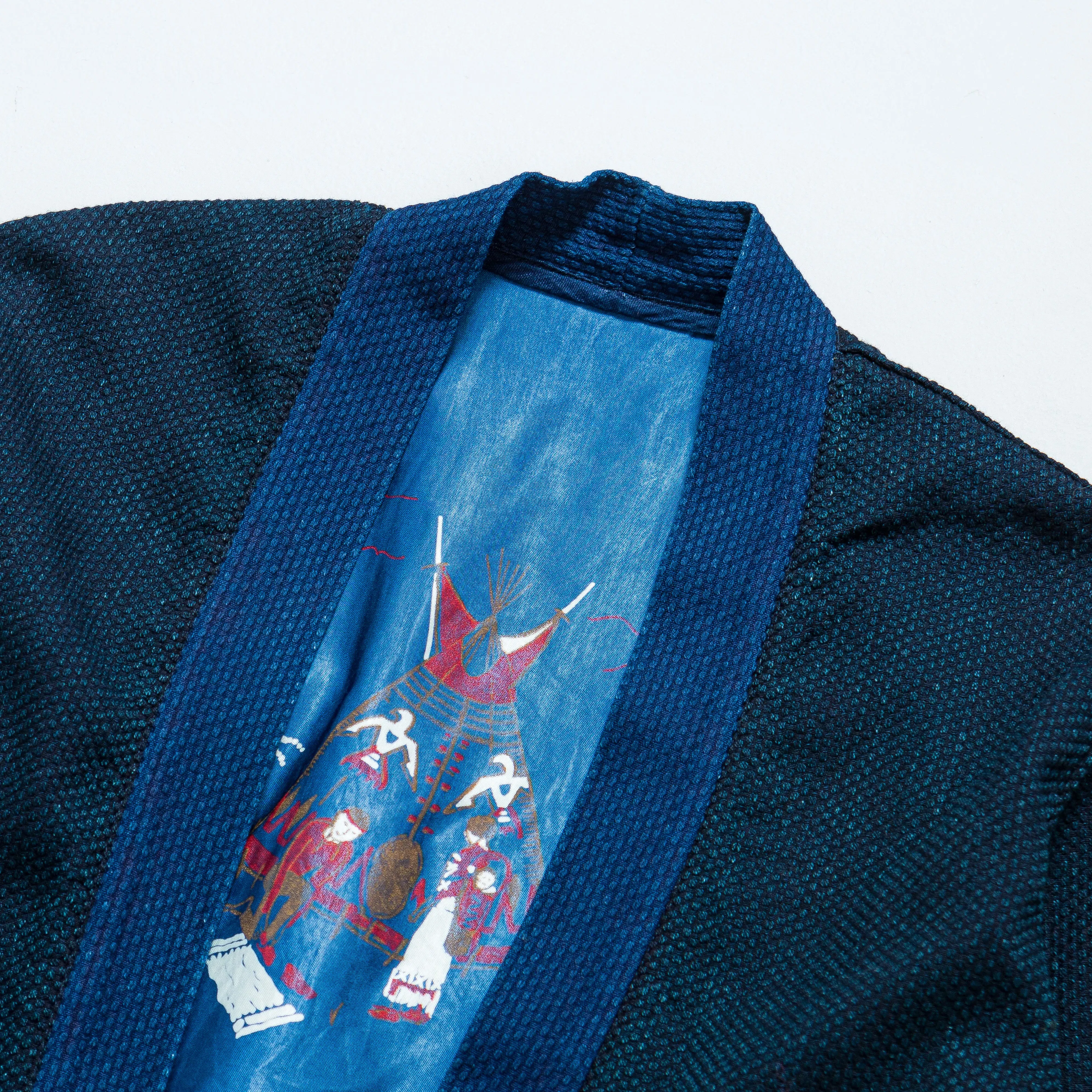 KAPITAL IDG DO-GI Canvas Sha-Ka Jacket (Freedom) - Indigo