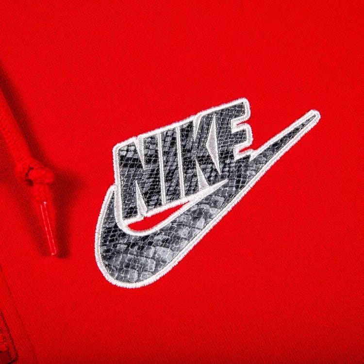 Supreme x Nike Half Zip Hoodie Red