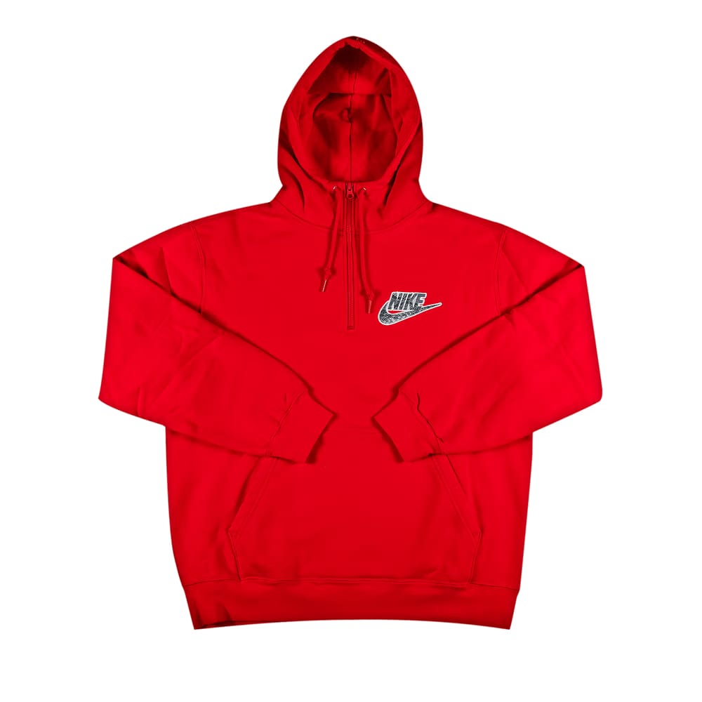 Supreme x Nike Half Zip Hoodie Red