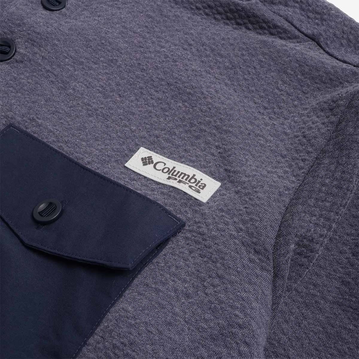 Columbia PFG Uncharted Half Snap Long Sleeve T-Shirt