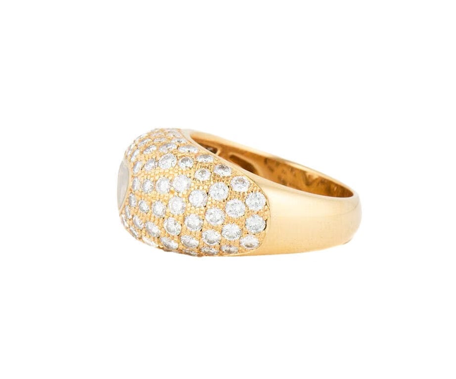 Chopard 2.75ctw Diamond Happy Diamond Heart Ring in 18K W/Papers