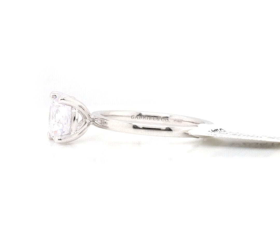 Gabriel & Co. New Gabriel & Co. Classic Collection Solitaire Semi Mount Ring in 14K