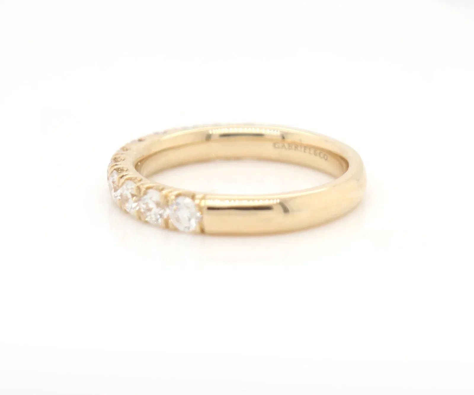 Gabriel & Co. New Gabriel & Co. 0.99ctw Diamond Wedding Band Ring in 14K
