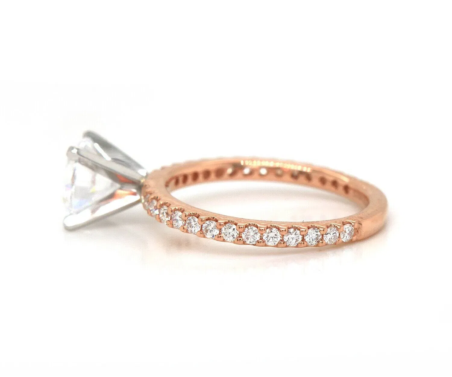 Gabriel & Co. New Gabriel & Co. 0.36ctw Diamond Straight Semi Mount Ring in 14K
