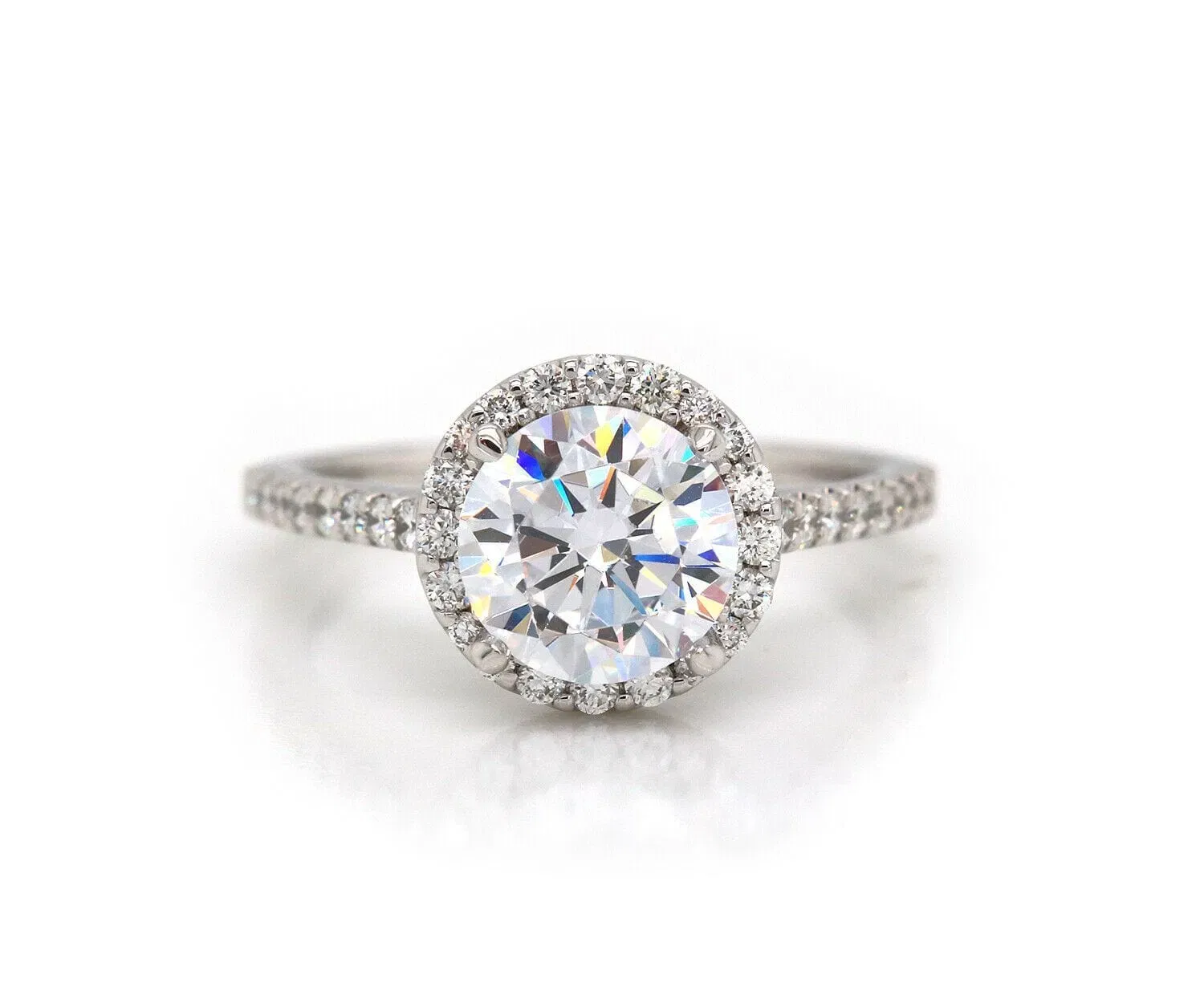 Gabriel & Co. New Gabriel & Co. Diamond Halo Semi Mount Ring in 14K