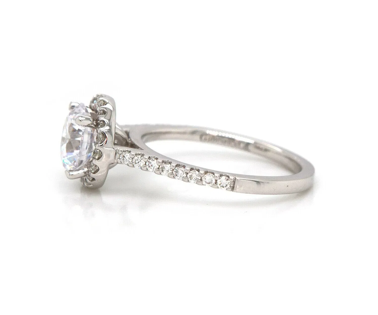 Gabriel & Co. New Gabriel & Co. Diamond Halo Semi Mount Ring in 14K