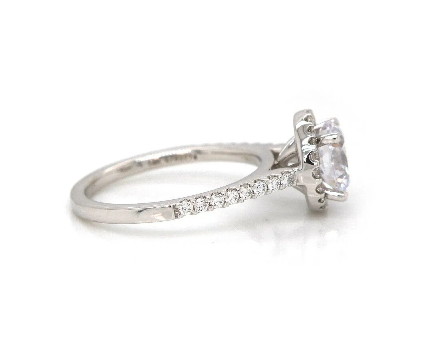 Gabriel & Co. New Gabriel & Co. Diamond Halo Semi Mount Ring in 14K