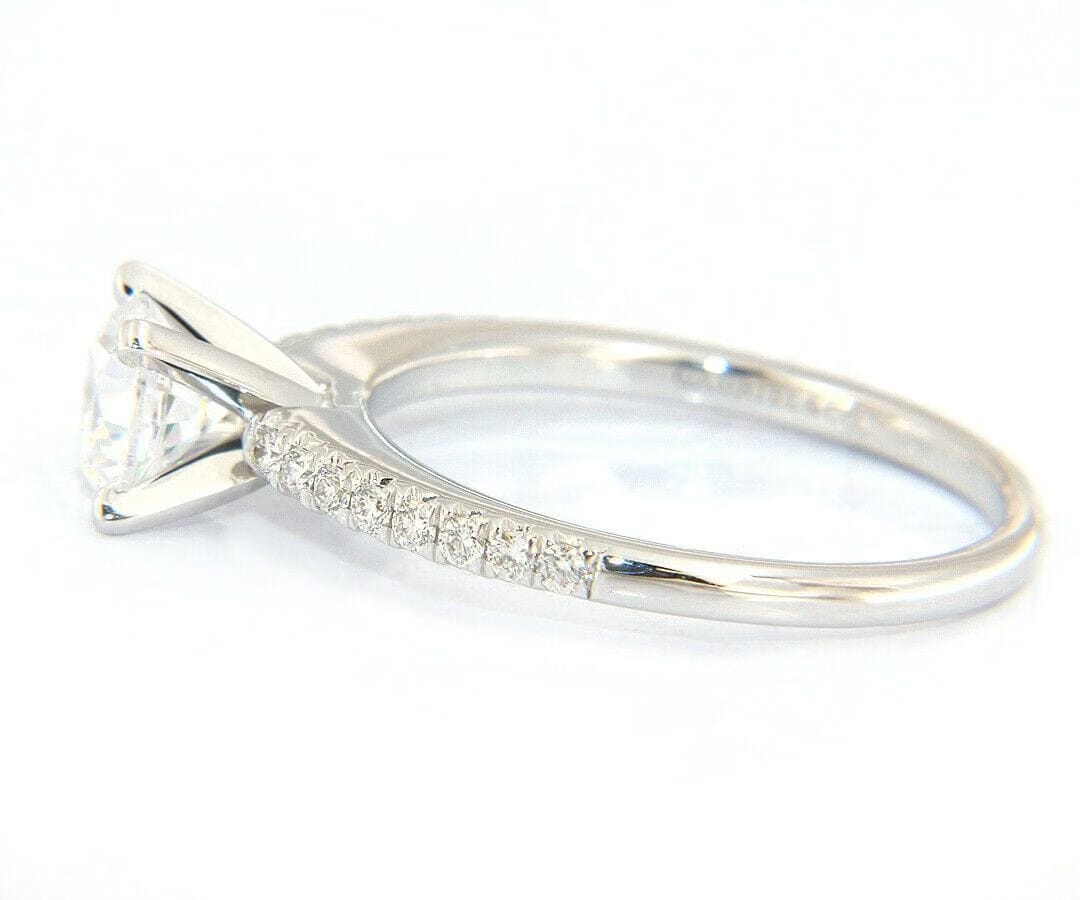 Gabriel & Co. New Gabriel & Co. 0.15ctw Diamond Straight Semi Mount Ring in 14K