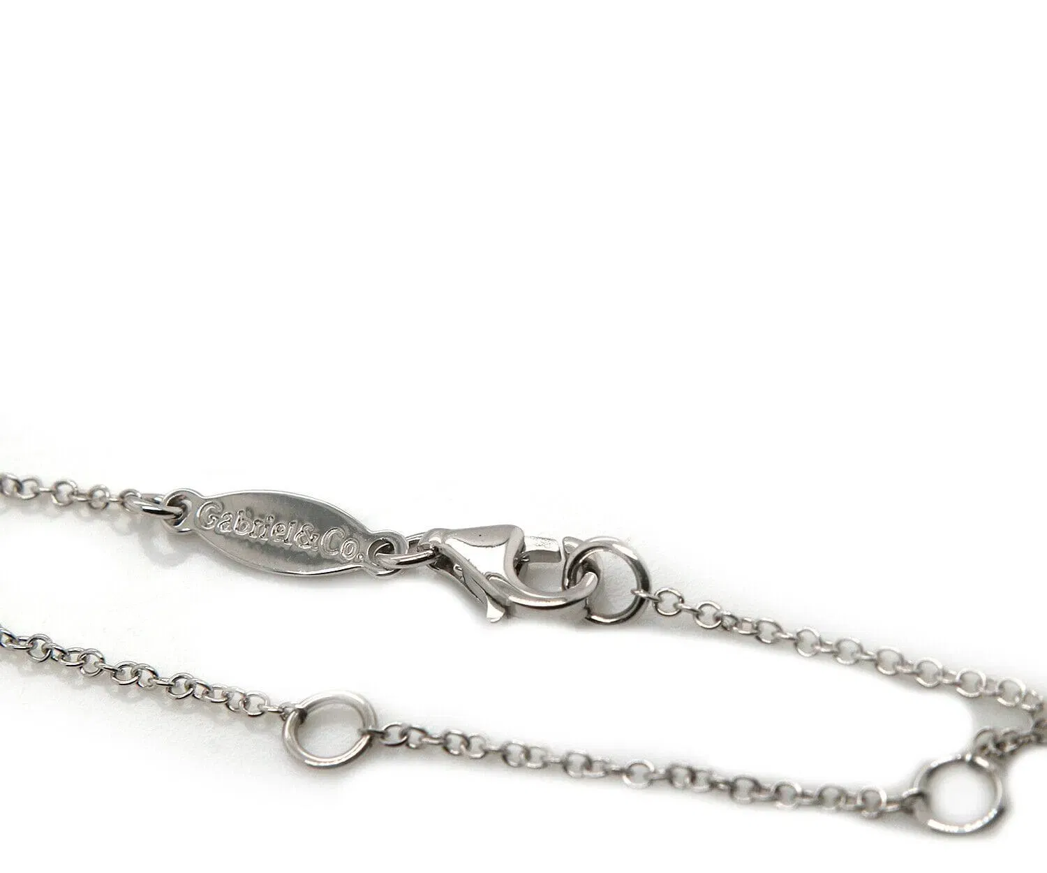 Gabriel & Co. New Gabriel & Co. 0.11ctw Pave Diamond Octagon Pendant Necklace in 14K