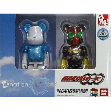 MEDICOM BE@RBRICK x A-Nation x Kamen Rider OOO 100% Figures