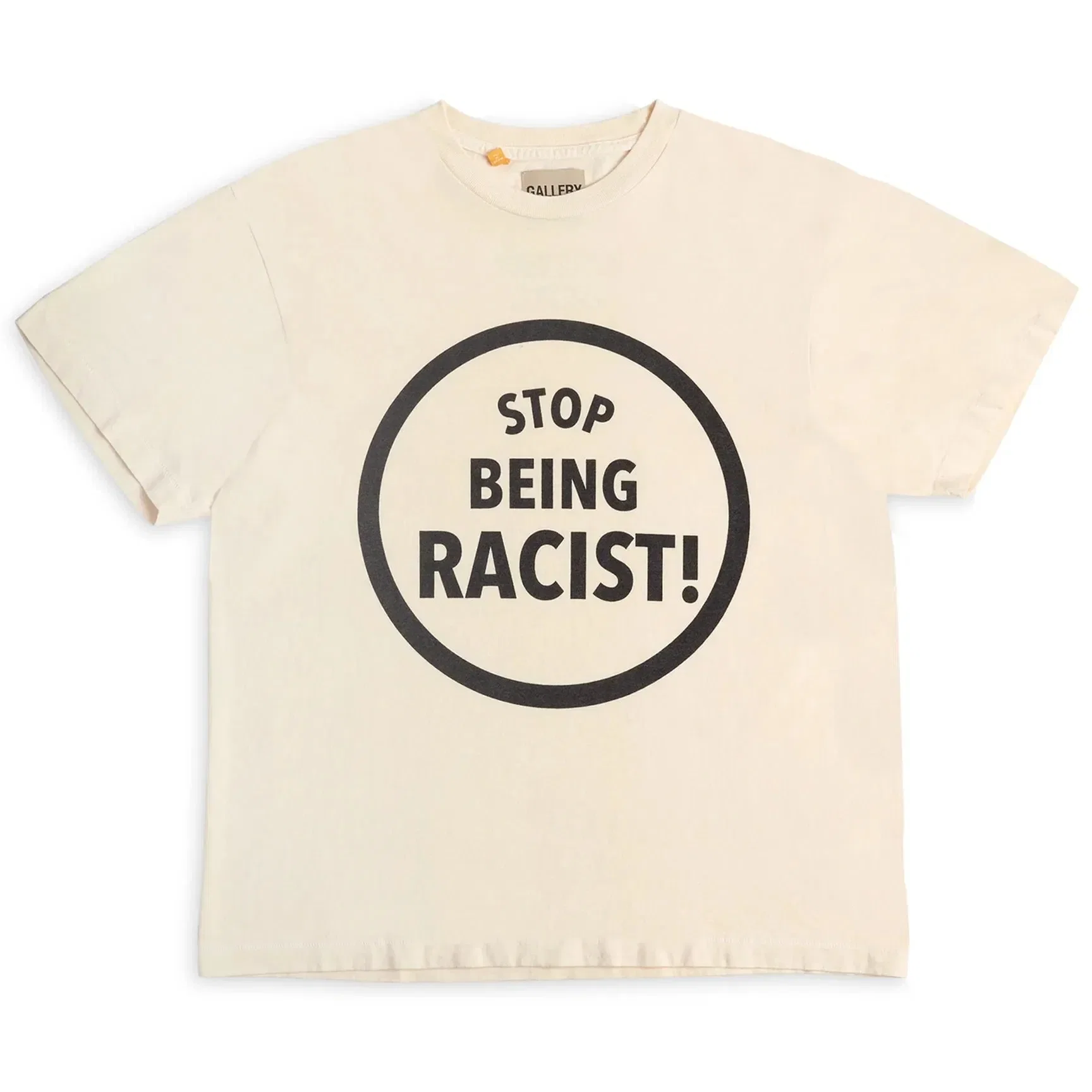 Gallery Dept Gallert Dept. Stop Being Racist Tee 'Cream'