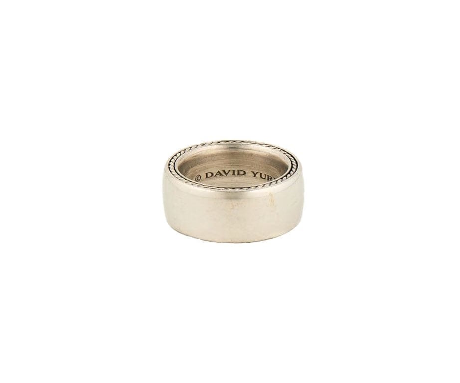 David Yurman Gents David Yurman Streamline 11MM Polished Band Ring in Sterling