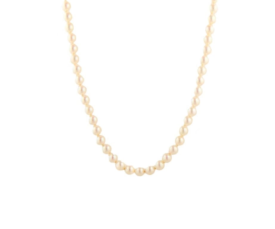 Mikimoto 5.5MM Golden South Sea Pearls Strand Necklace in 18K