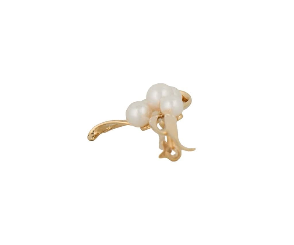 Mikimoto Akoya Pearl Bow Brooch in 18K