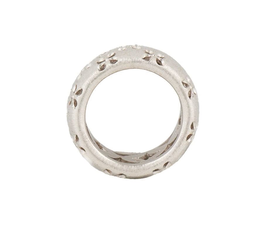 Roberto Coin 0.45ctw Diamond Flower Band Ring in 18K