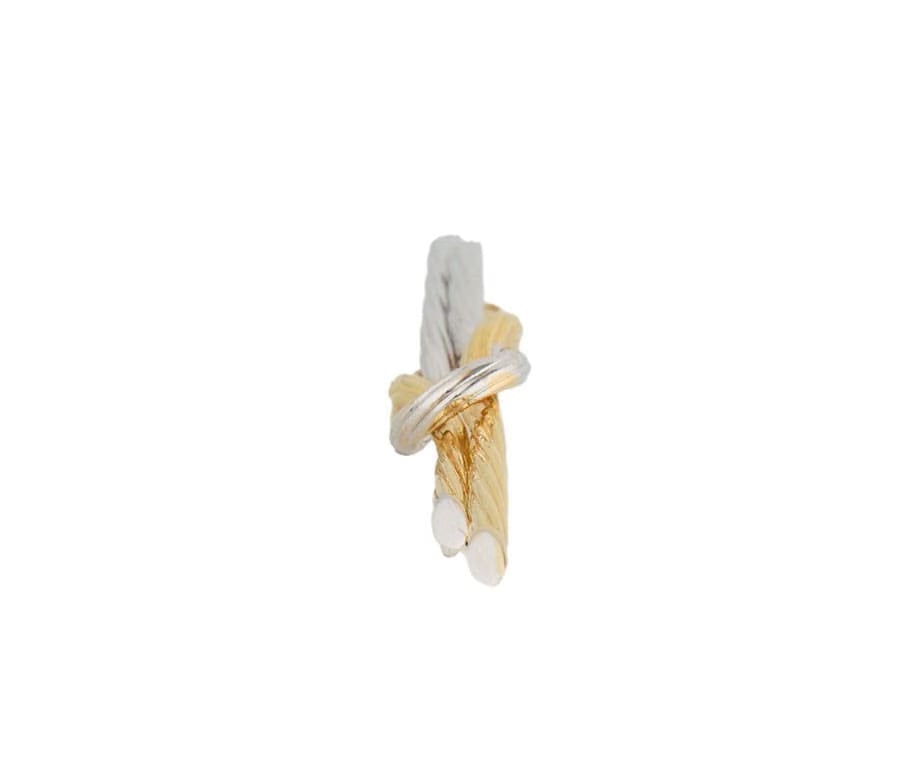 Roberto Coin Vintage Roberto Coin Two Tone Knot Twisted Brooch in 18K