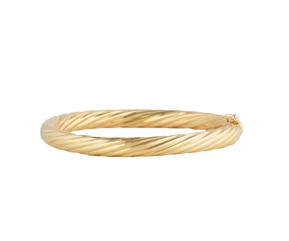 Tiffany & Co. 6.50MM Polished Bangle Bracelet in 14K
