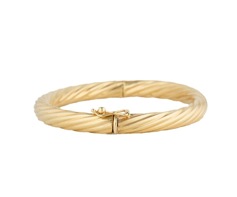 Tiffany & Co. 6.50MM Polished Bangle Bracelet in 14K