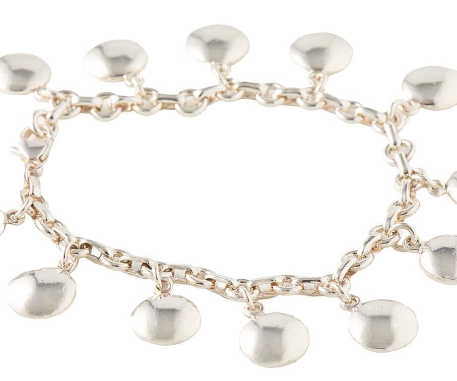 Tiffany & Co. Vintage Tiffany & Co. Dangling Round Discs Charm Bracelet in Sterling