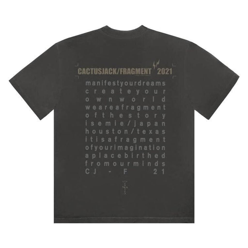 Travis Scott Cactus Jack by Travis Scott x KAWS For Fragment 'Create' T-Shirt