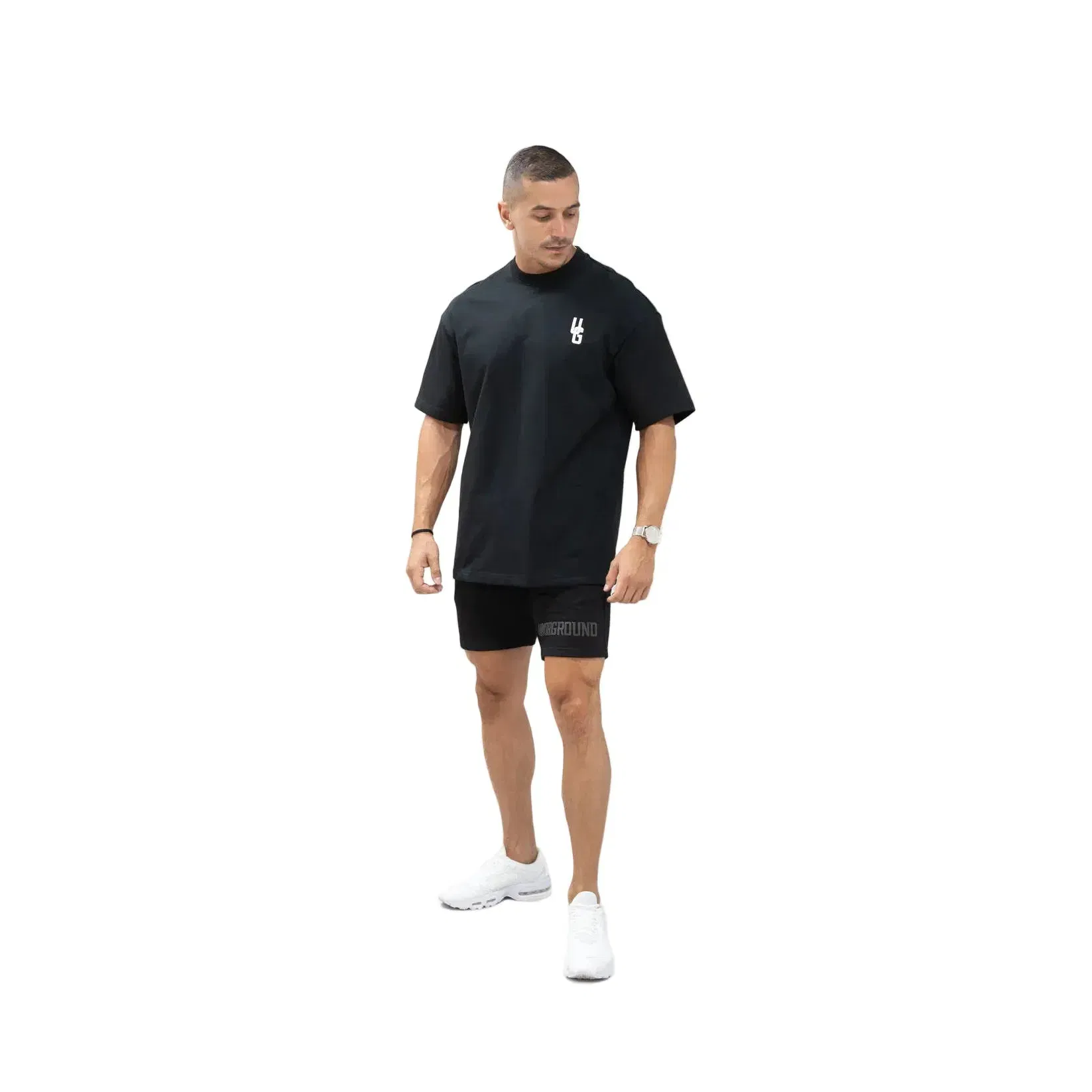 Undrground Such Is Life Relaxed Fit T-Shirt 'Black Pink'