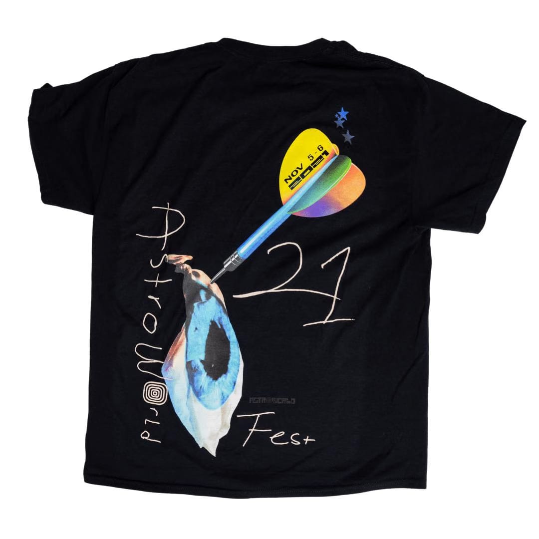 Travis Scott Astroworld Flower Dart tee