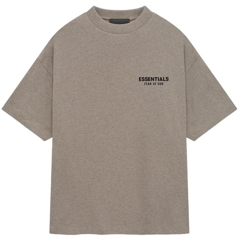 Fear Of God Essentials Holiday 24 T-Shirt 'Dark Heather Oatmeal'
