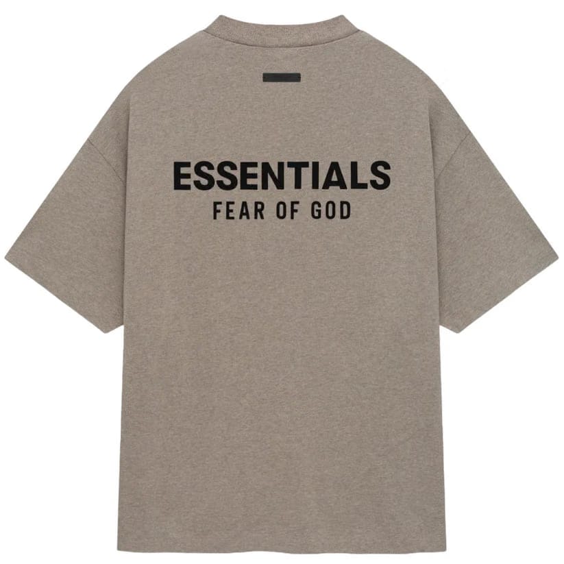 Fear Of God Essentials Holiday 24 T-Shirt 'Dark Heather Oatmeal'