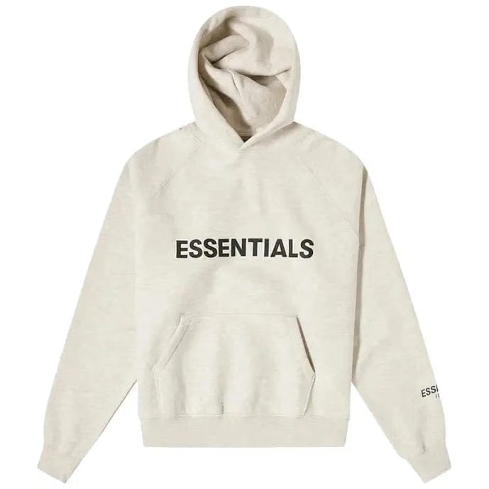 Fear of God Essentials Hoodie SS20 'Heather Oatmeal'